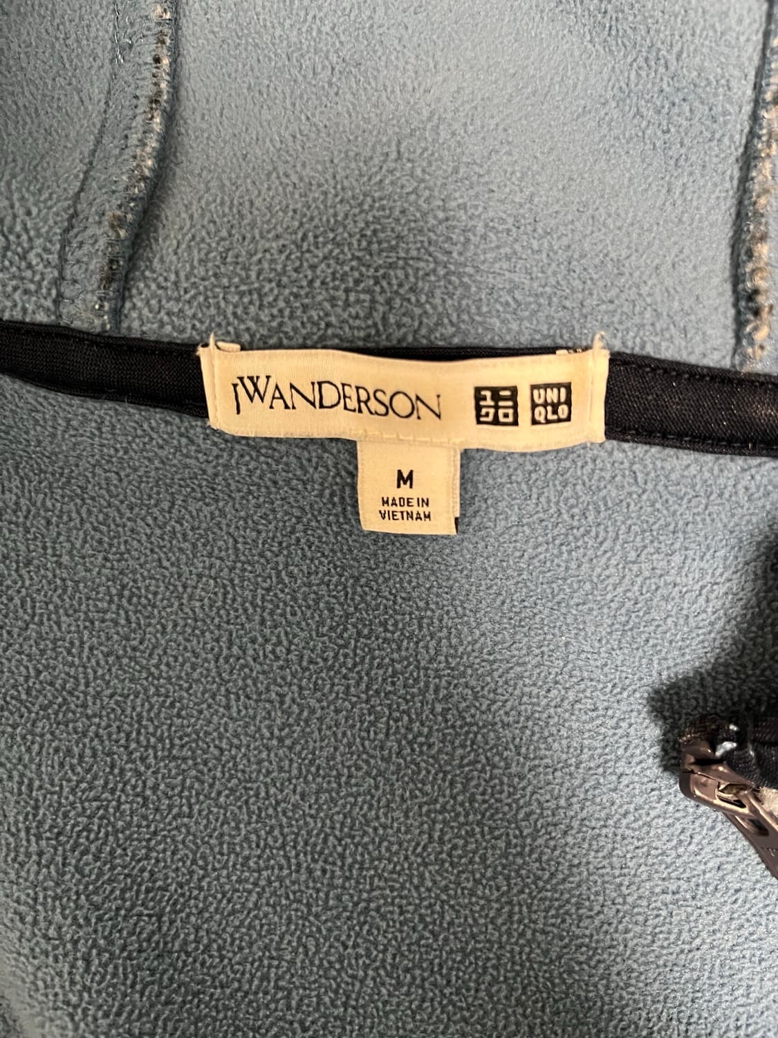 유니클로 JW앤더슨 체크 후리스 상품이미지4