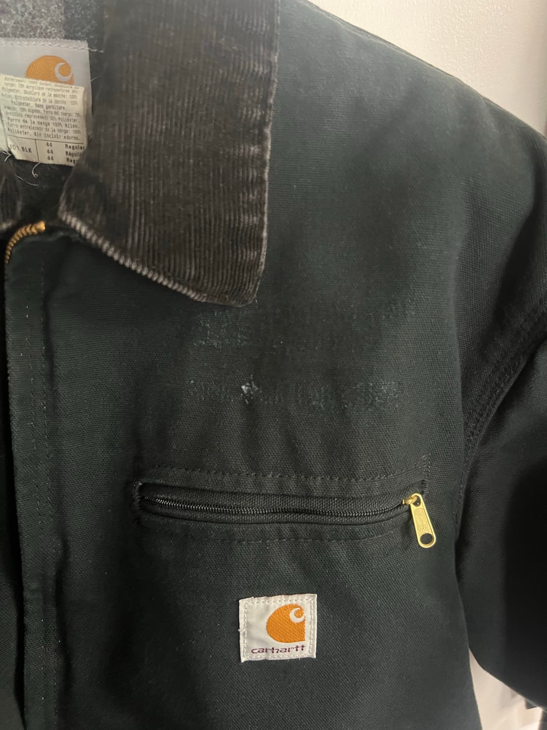 칼하트 j01 blk 디트로이트 44사이즈 상품이미지4