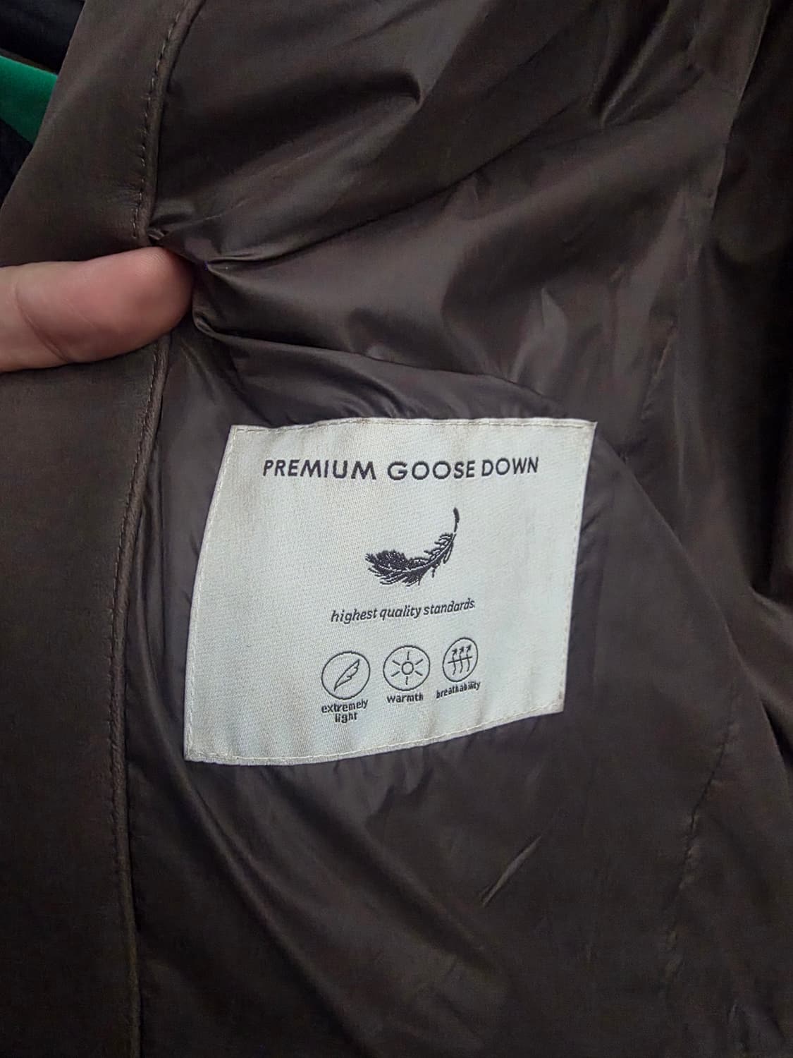 갤럭시 램스킨 파티나 가죽패딩 자켓 팔아요 상품이미지5