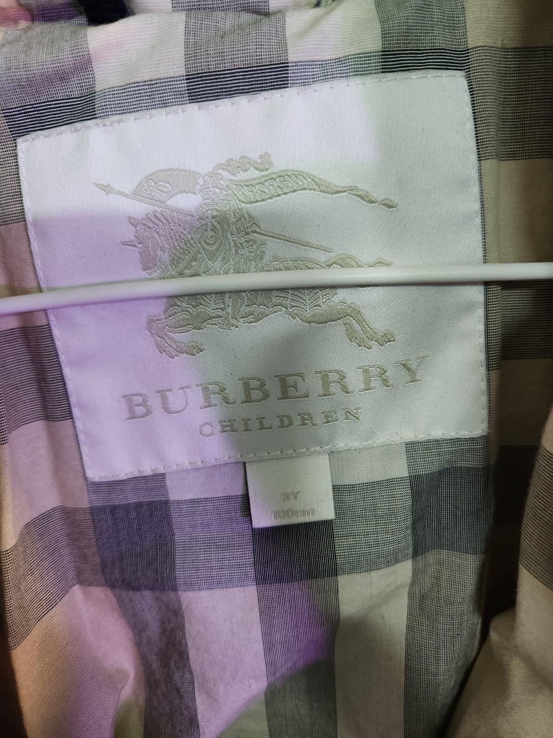 버버리 키즈 네이비 후드 패딩점퍼 상품이미지5