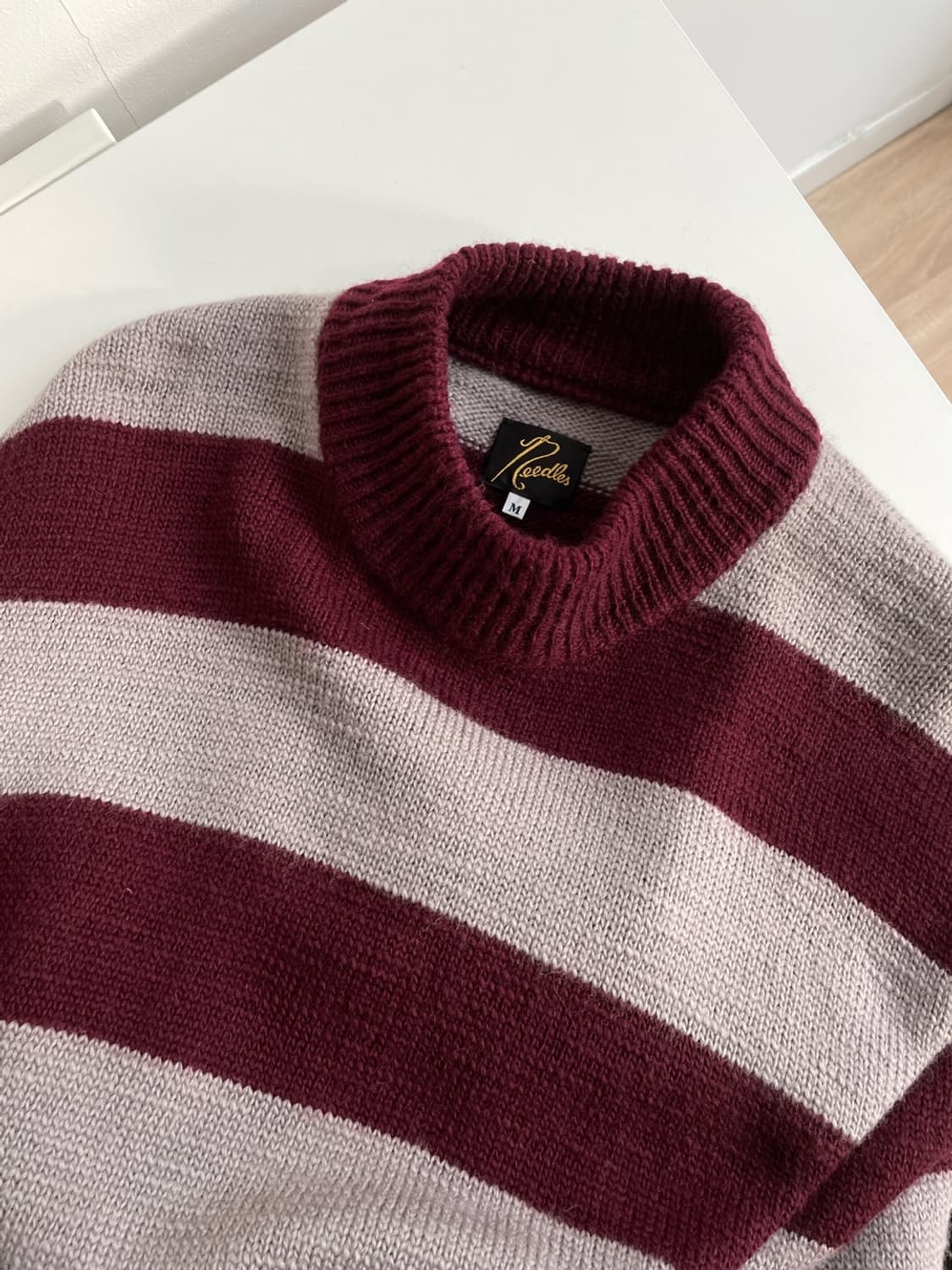 니들스 스트라이프 울 니트  상품이미지1