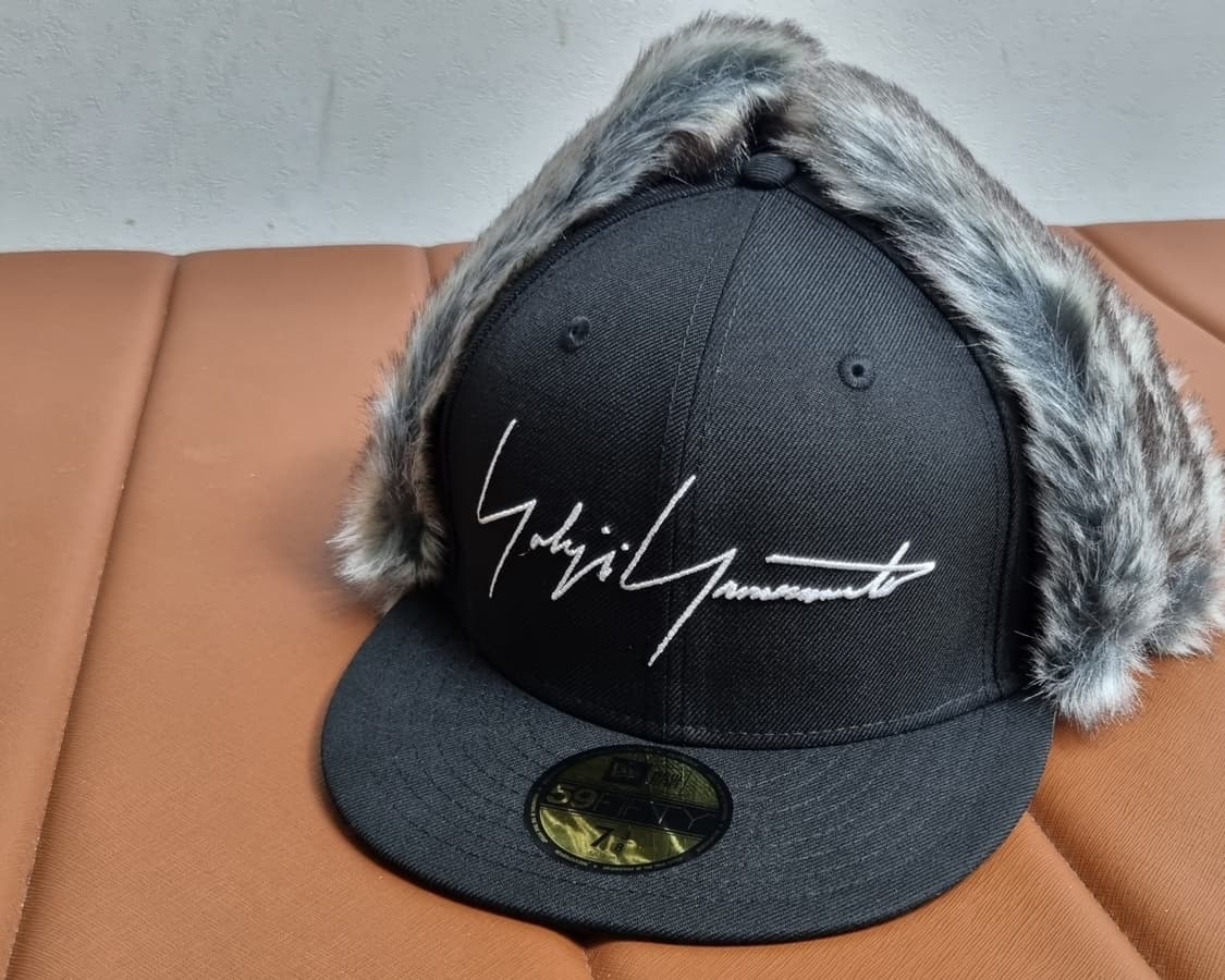 요지야마모토 퍼 이어플랩 캡 상품이미지4