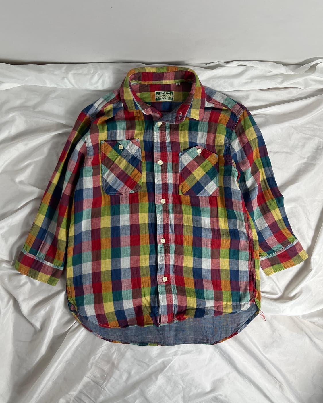 슈가케인 체크 워크 셔츠 상품이미지2