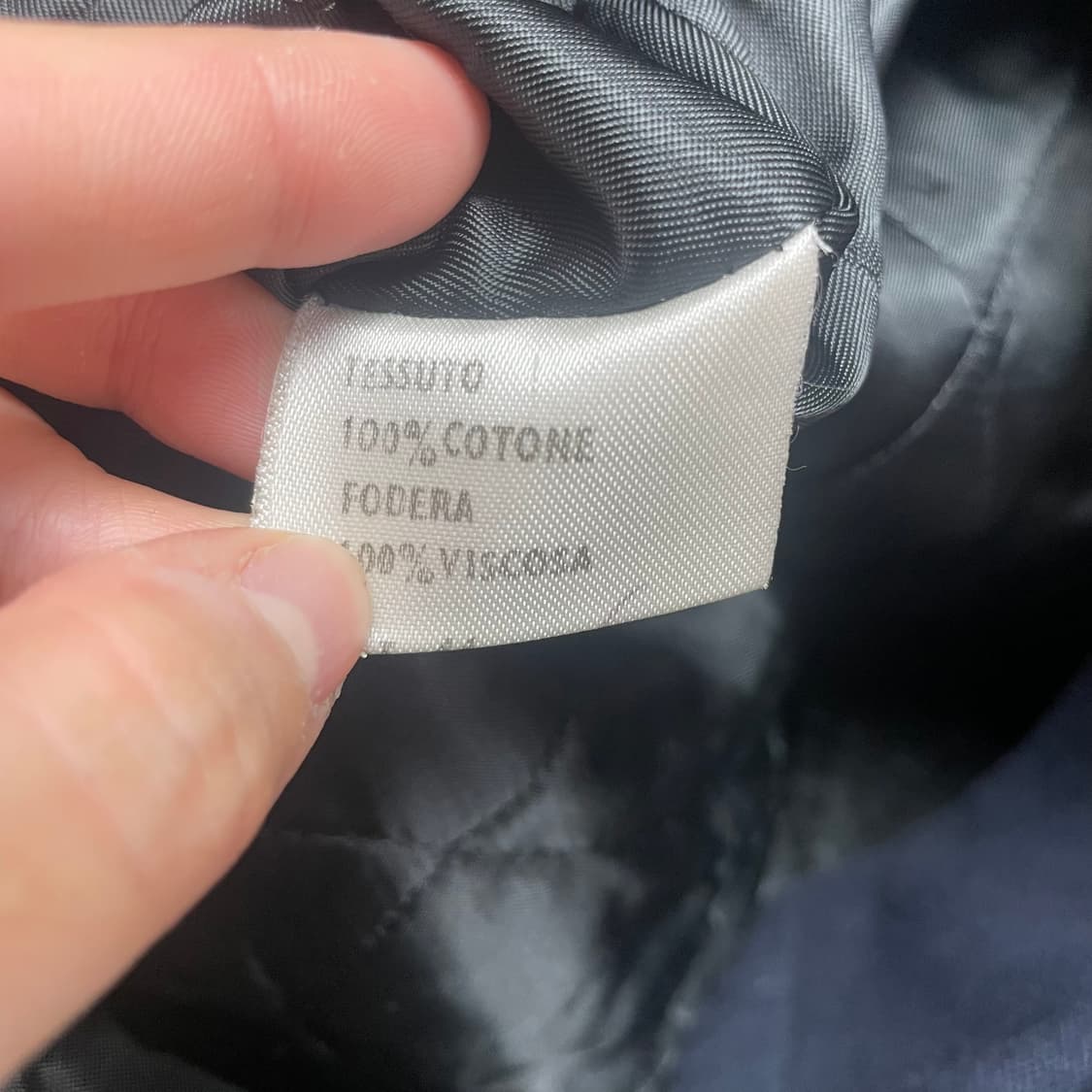 Tagliatore 이태리 네이비 벨티드 더블 롱 누빔 트렌치코트 상품이미지5