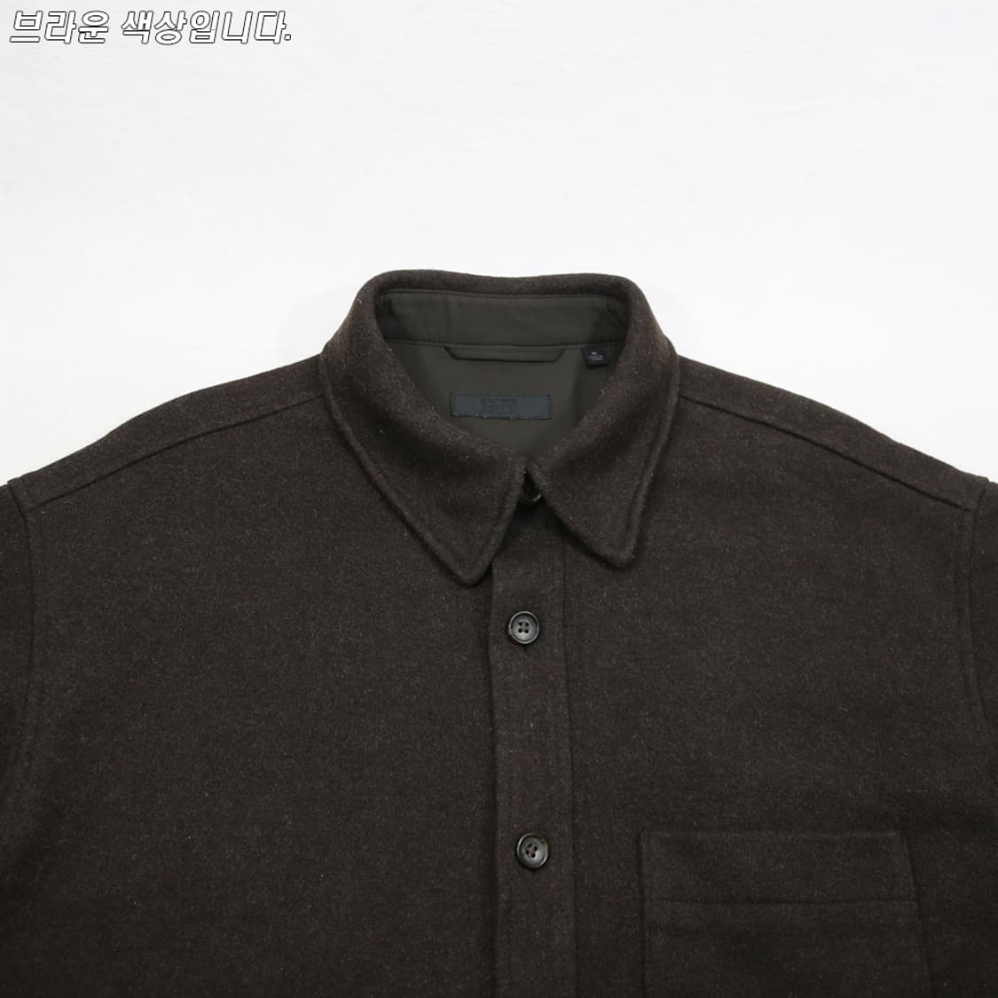 (착용컷) 유니클로 모직 셔츠 자켓 (남성용 105) 상품이미지4