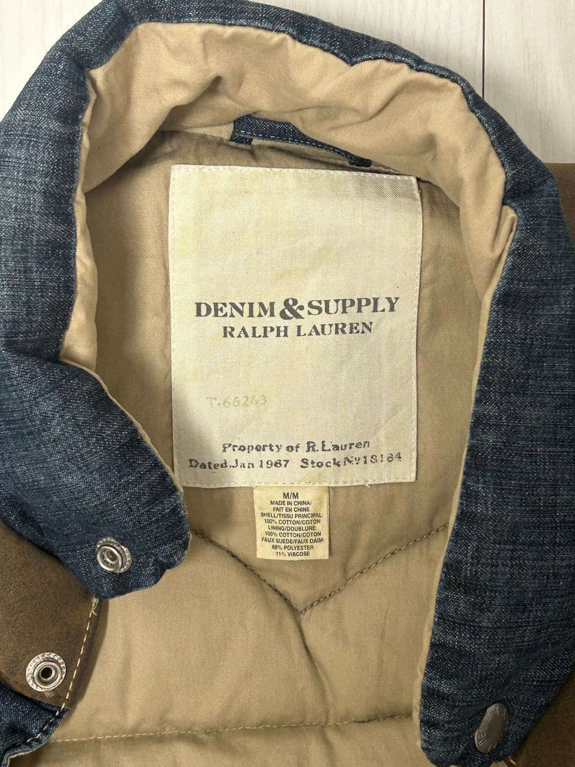 데님 앤 서플라이 데님 패딩 베스트 상품이미지3