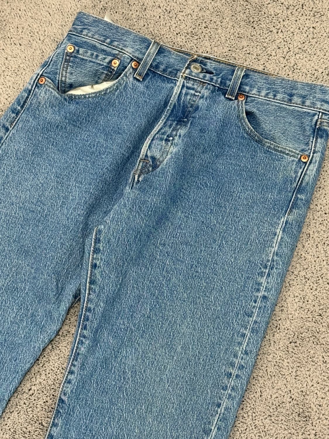 (30/32) 리바이스 93 501 연청 데님 팬츠 상품이미지2