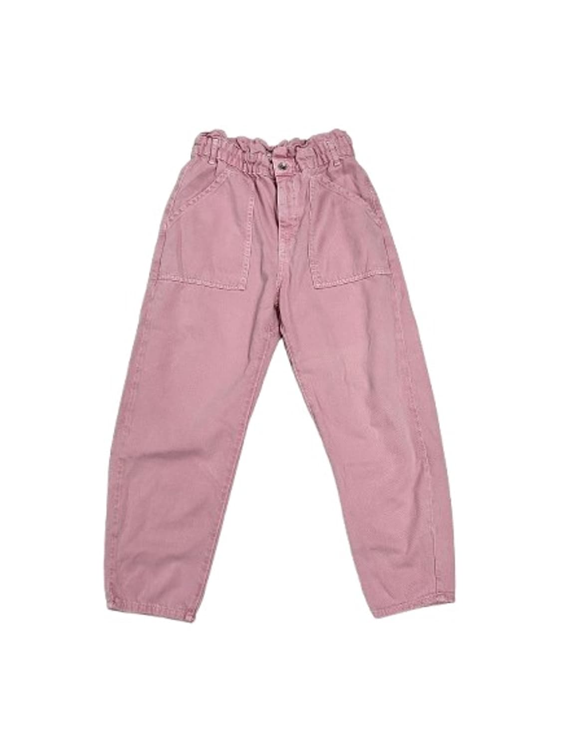 ZARA 핑크 베기핏 밴딩 팬츠 상품이미지1