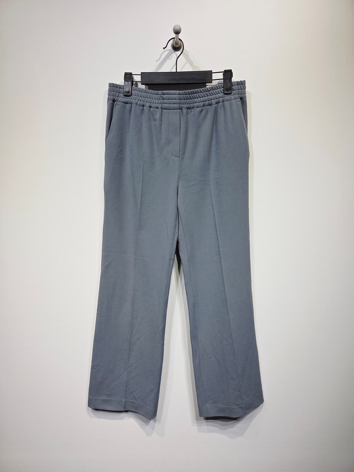 꼼빠니아 밴딩 와이드 슬랙스 그레이_55 상품이미지2