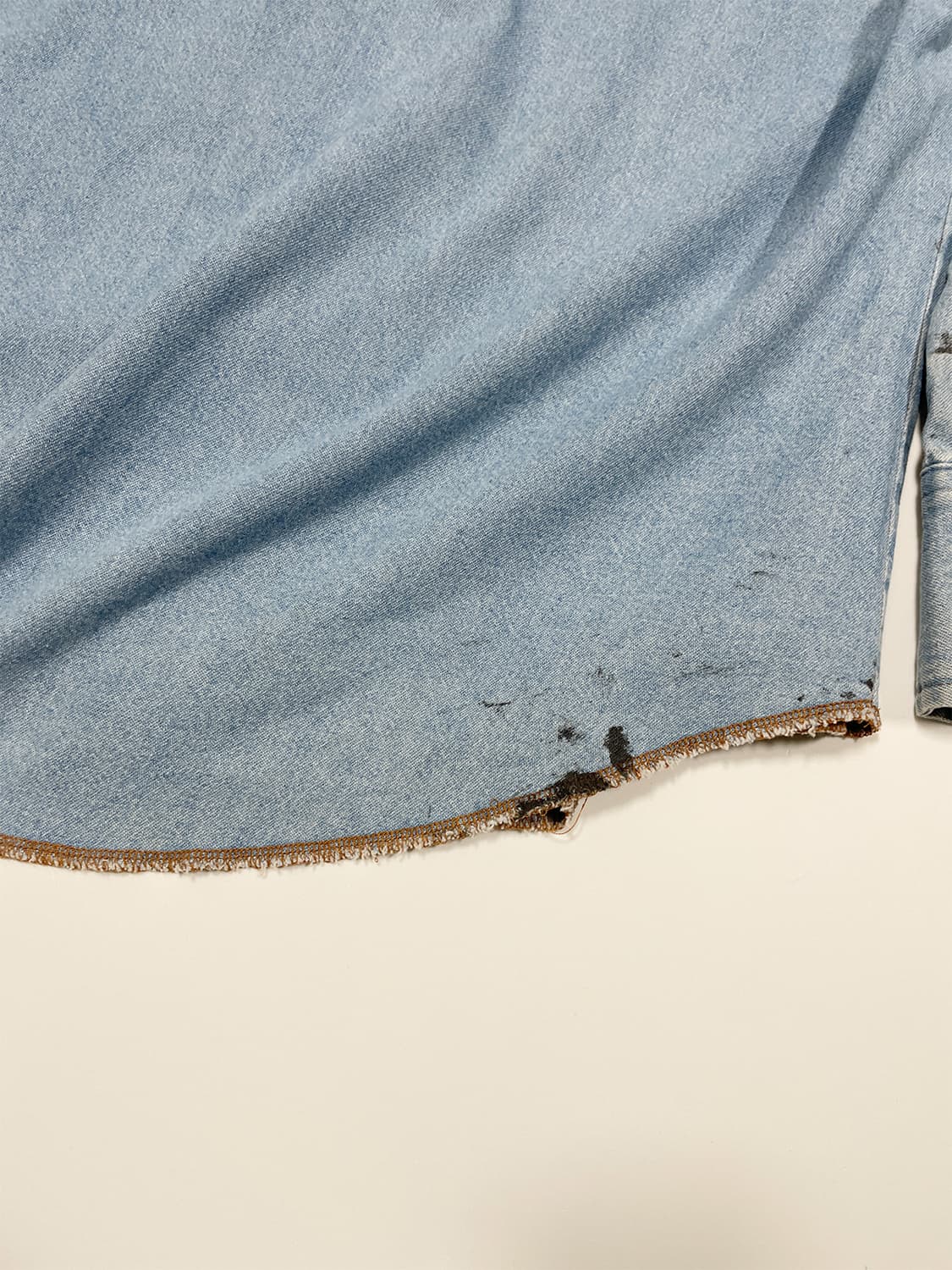 빈티지 랭글러 연청 데님 웨스턴 셔츠 상품이미지9