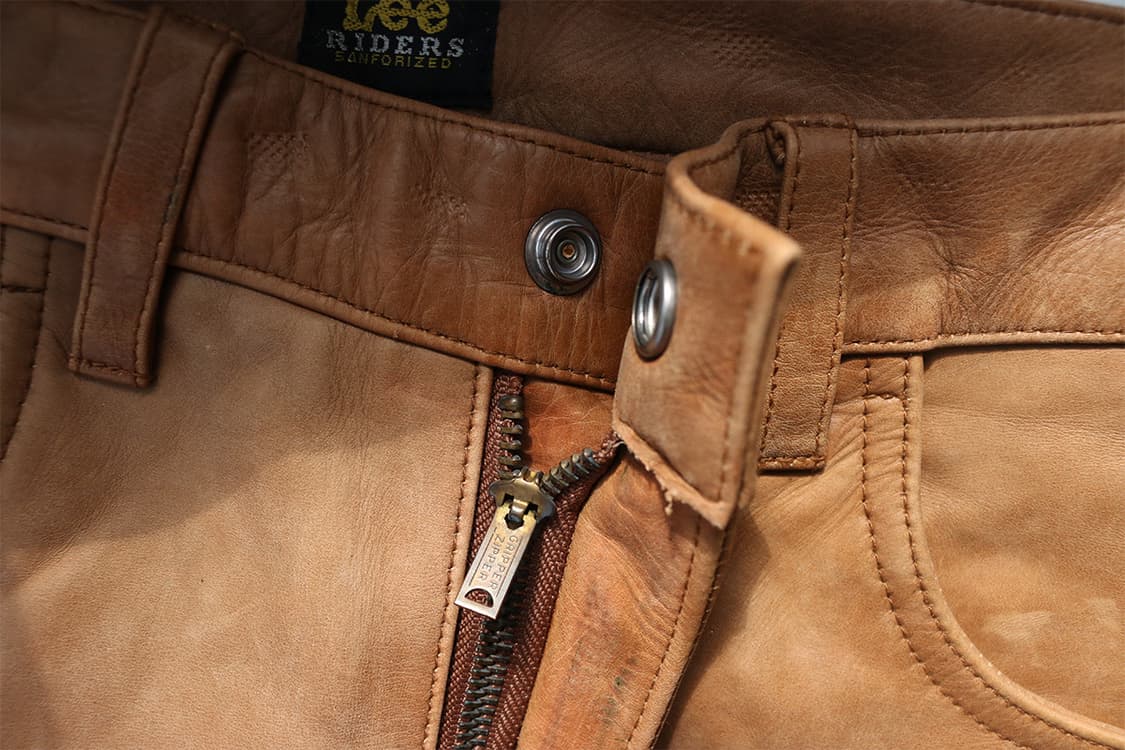 LEE 레더 부츠컷 팬츠 상품이미지9