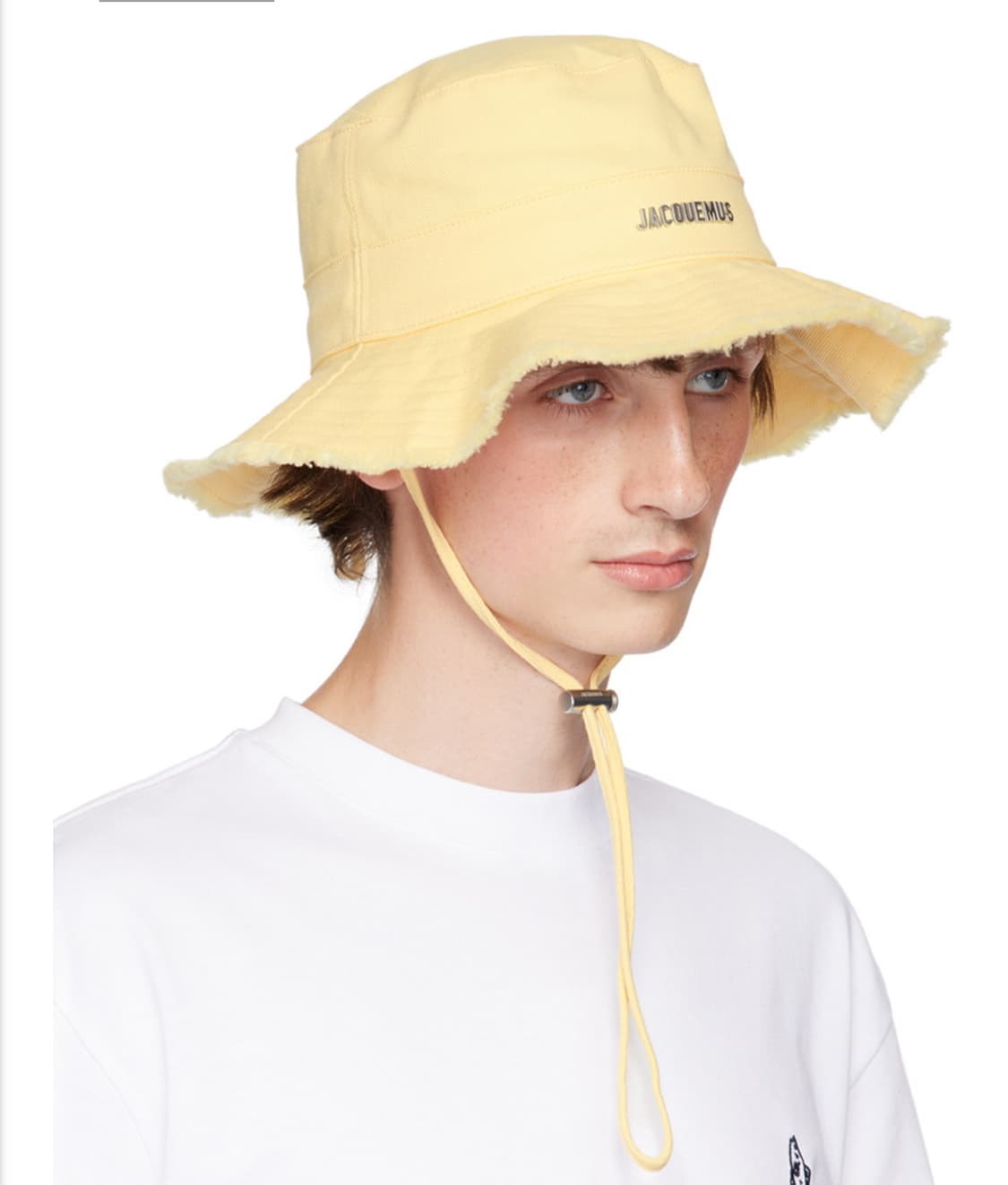Jacquemus 르 밥 아티쇼 버킷햇 pale yellow 상품이미지3