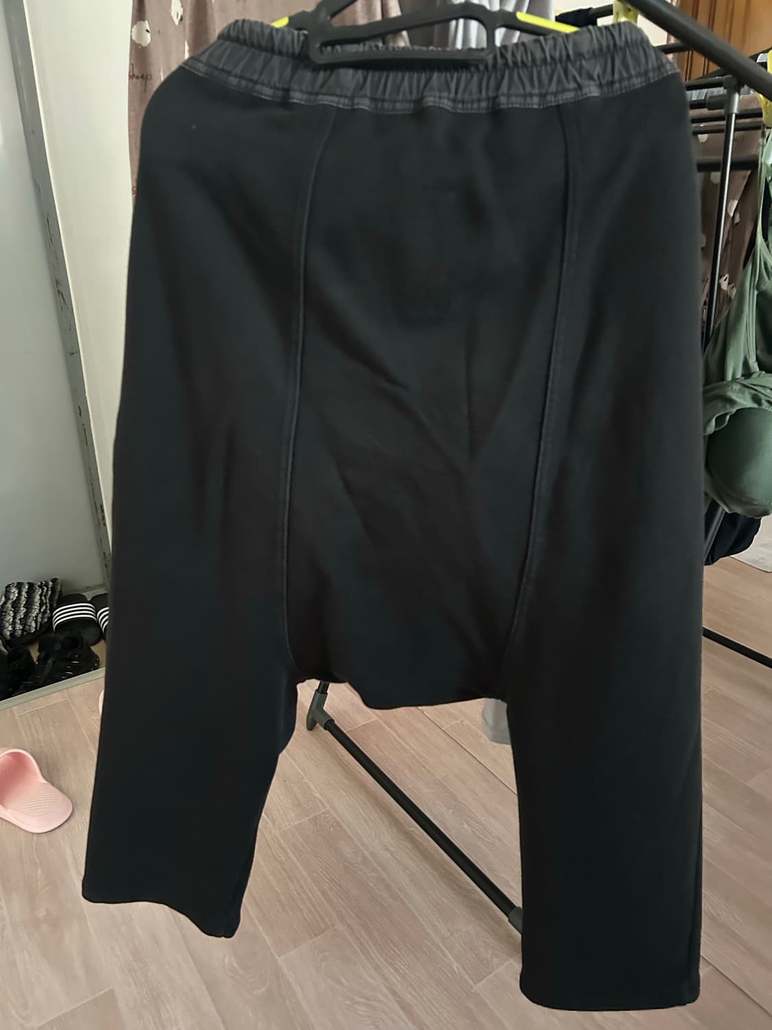 릭오웬스맛 다크쉐도우 배기 팬츠 블랙 L 판매 상품이미지3