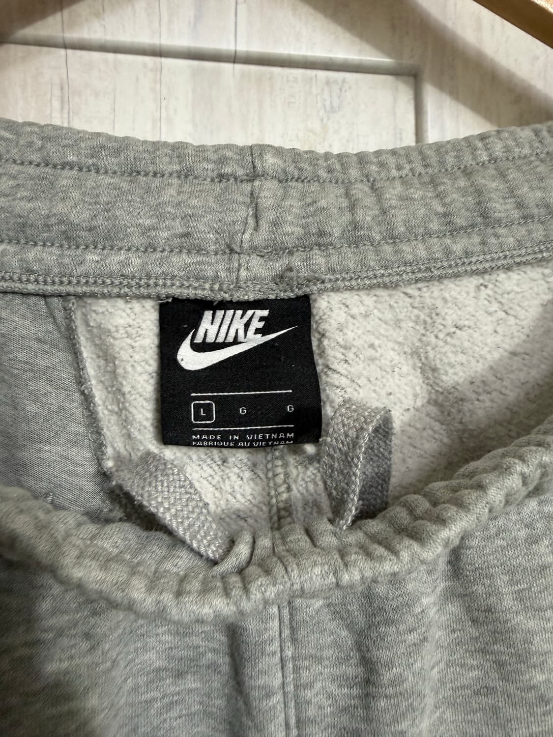 남성 L-XL / 나이키 후드집업(XL) 조거팬츠(L) 그레이 셋업 세트 상품이미지6