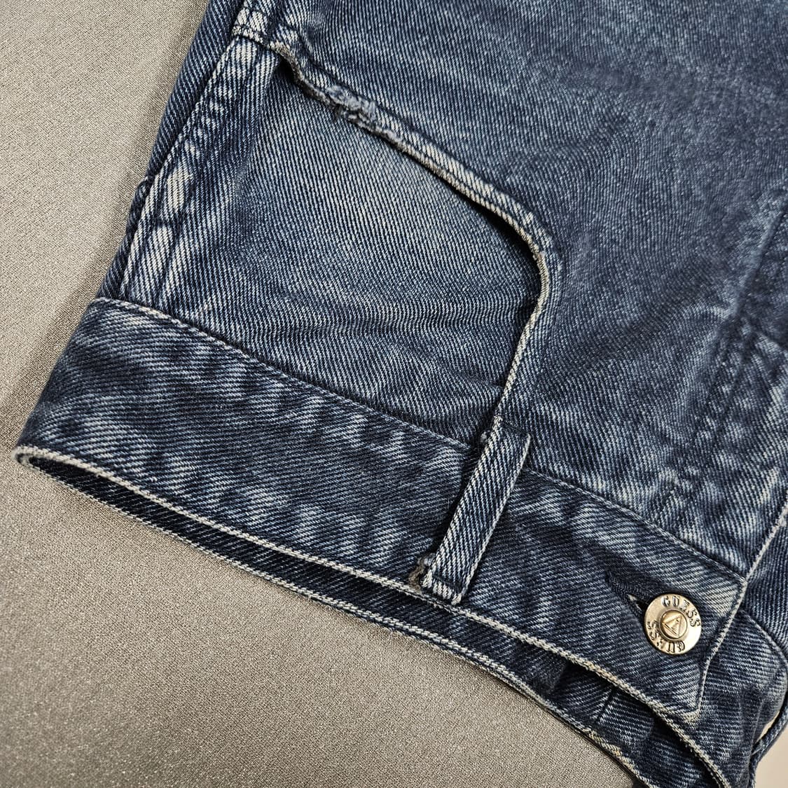 30 게스 90s 빈티지 스트레이트 워싱진 데님팬츠 상품이미지5