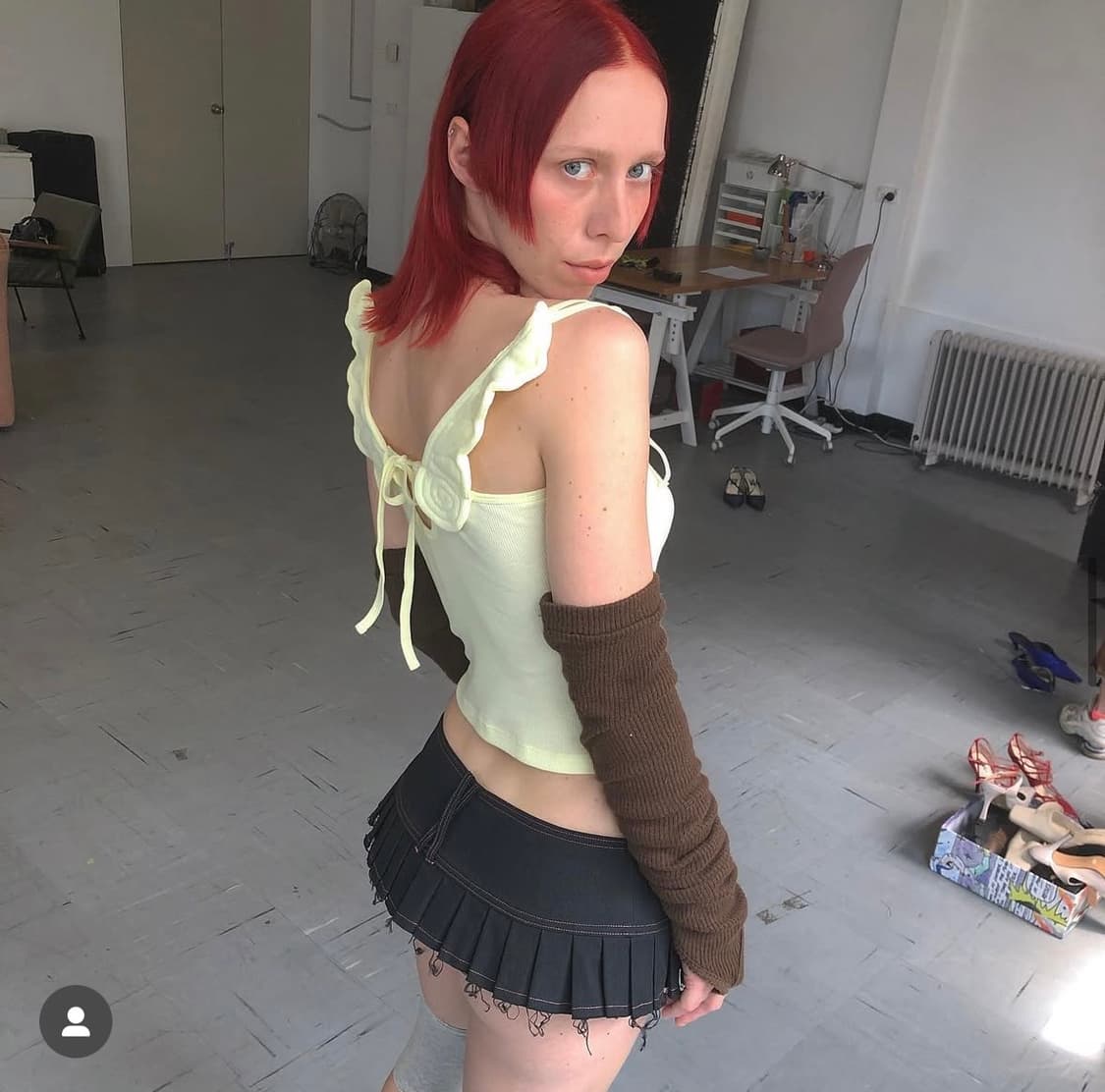 뉴진스 하니 maroske peech angel camisole mint 상품이미지2