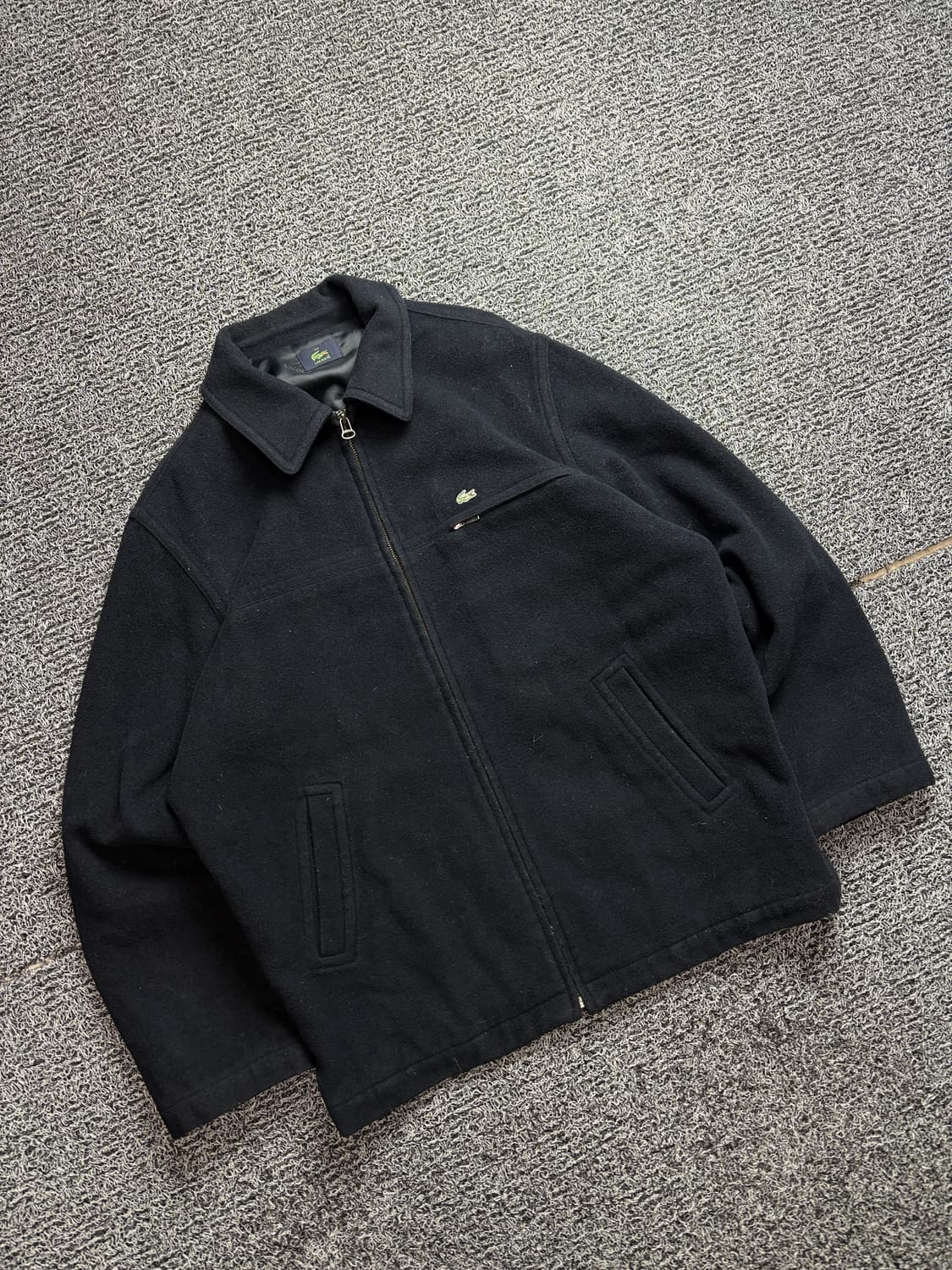 라코스테 올드스쿨 울 블루종 워크 자켓 2488 상품이미지1