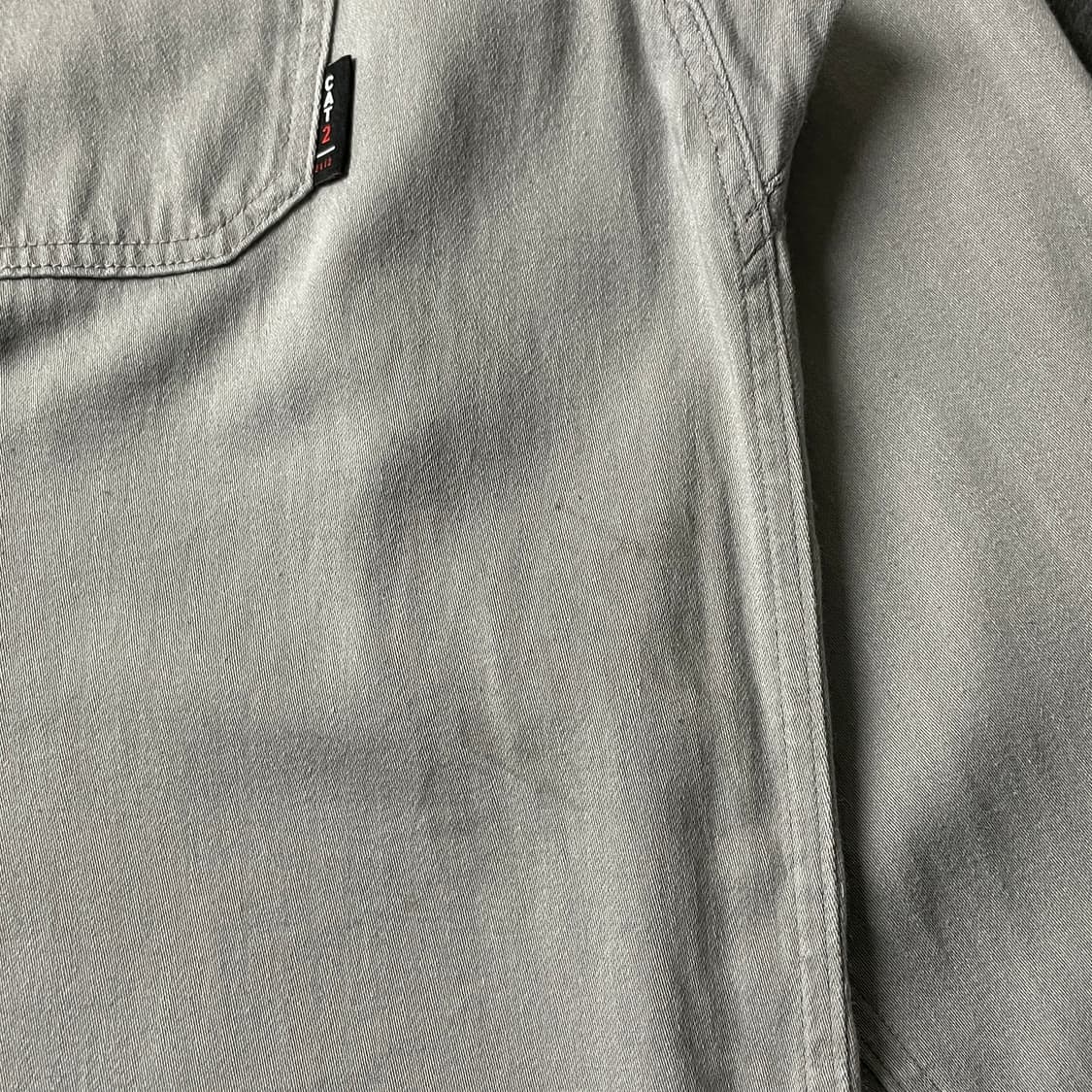 ARIAT 빈티지 라이트 그레이 코튼 워크 셔츠 A00589 상품이미지5