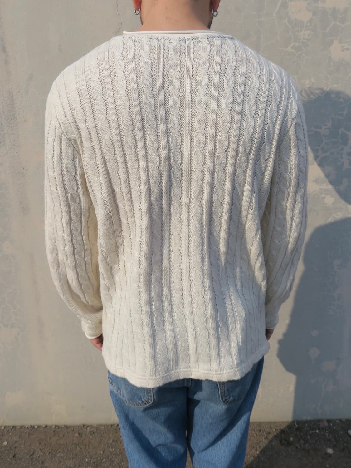 빔즈 Beams 과배기 골지 니트 상품이미지4