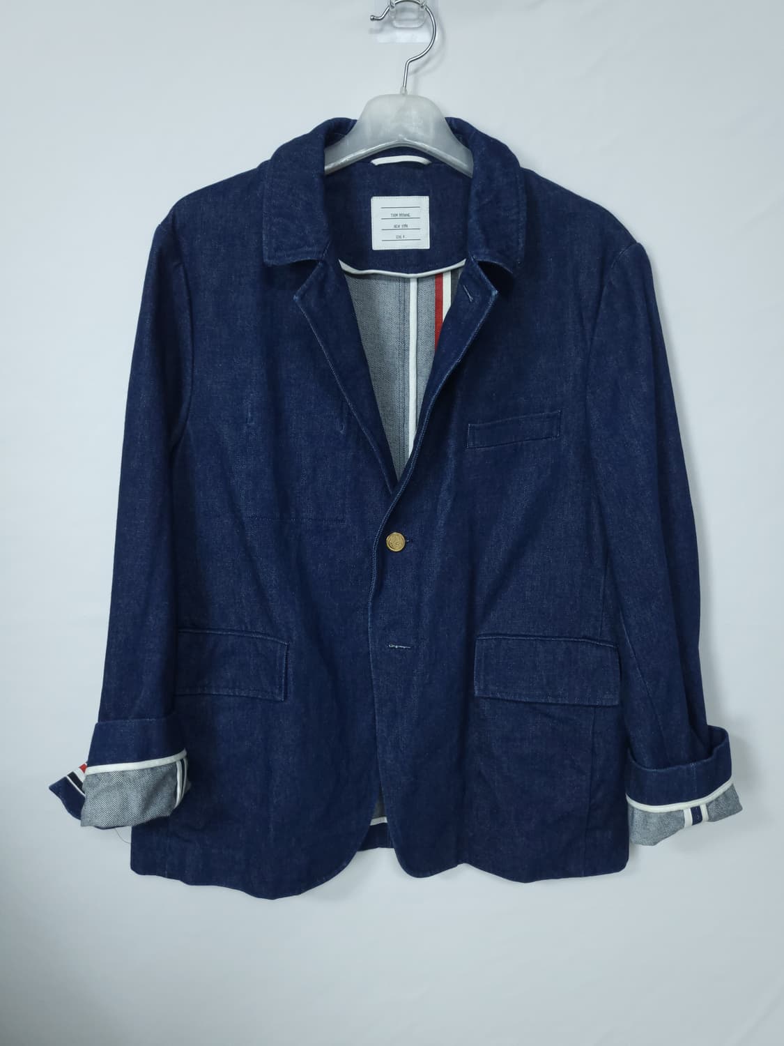 톰브라운(Thom Browne) 데님 코튼 트윌 블레이저 4 상품이미지8