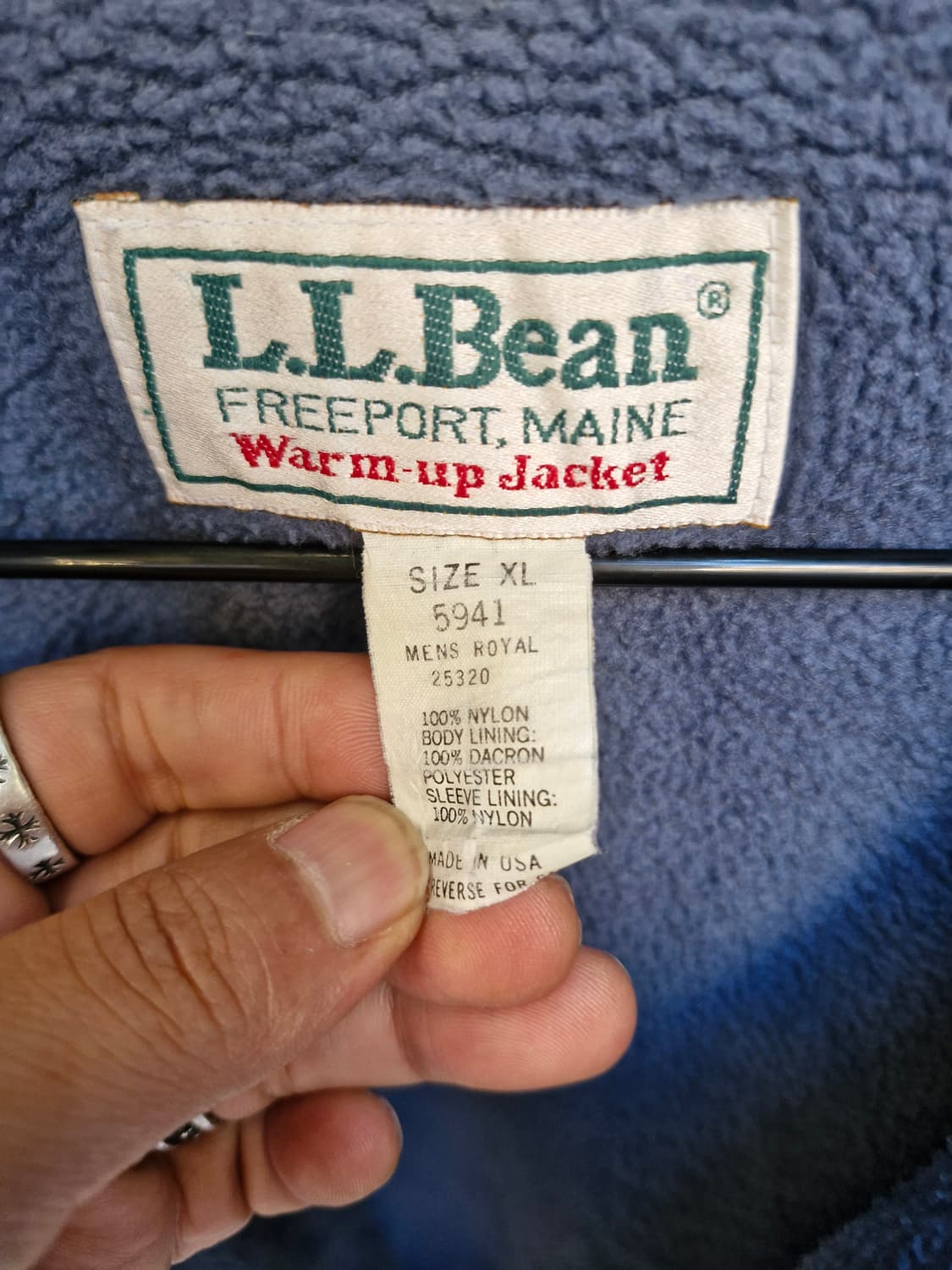 Z-210 엘엘빈 웜업 봄버 자켓  상품이미지6