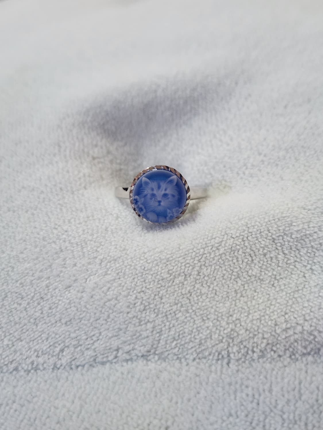 고양이 아게이트 카메오 펜던트, 반지 상품이미지6