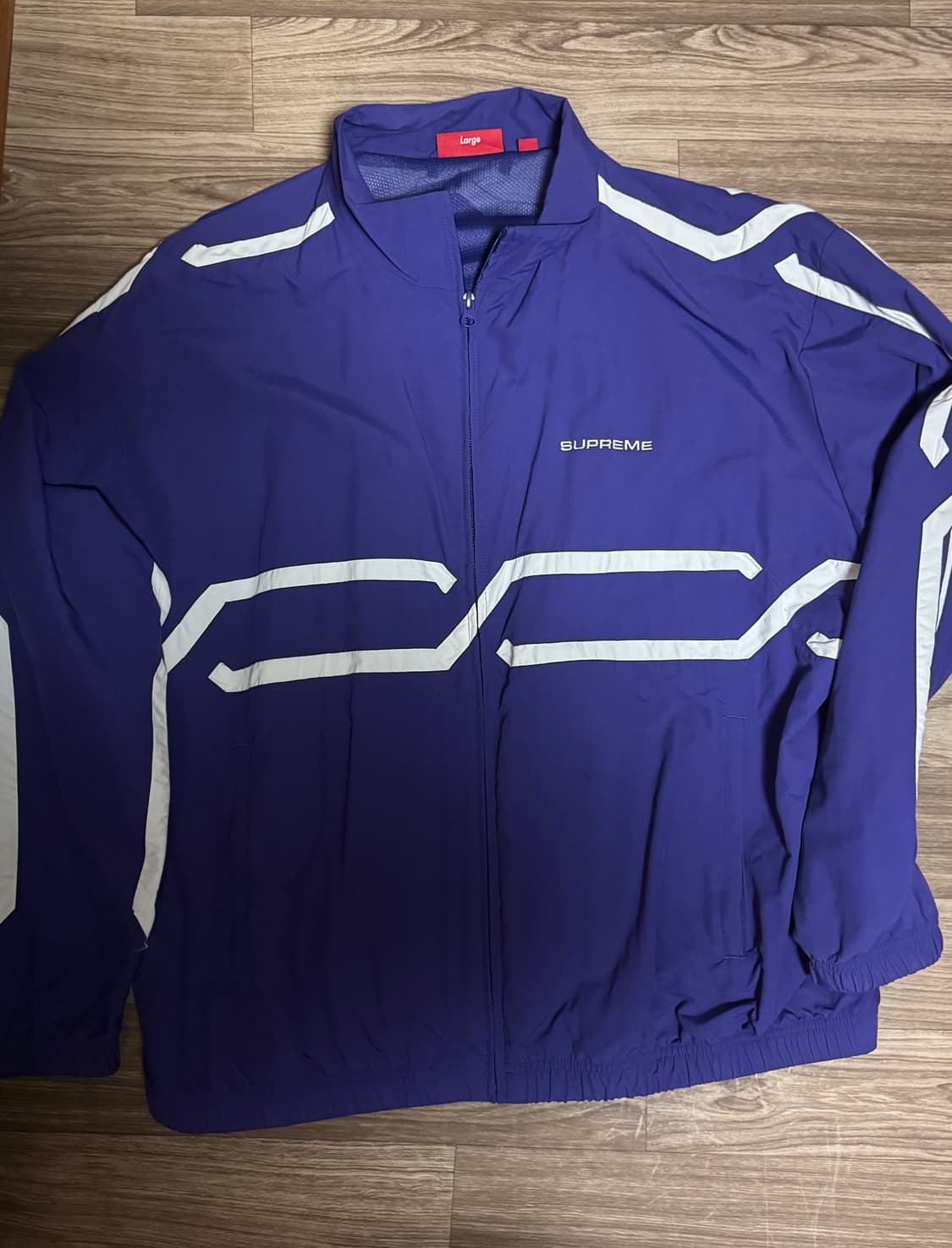 슈프림 인셋 링크 트랙 자켓 퍼플 L - 24SS  상품이미지1