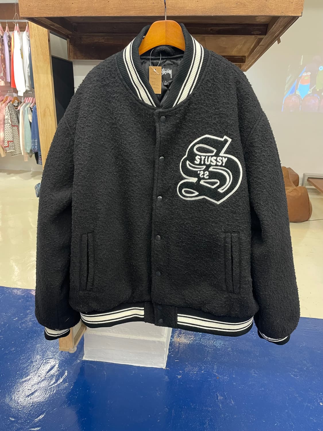 Stussy 스투시 카센티노 울 바시티 자켓 상품이미지5