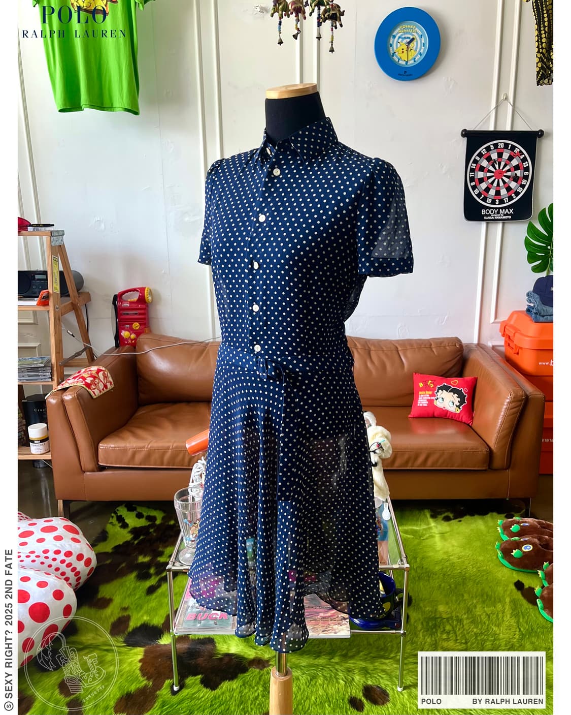 Polo Ralph Lauren Belted Dot One-Piece 상품이미지1