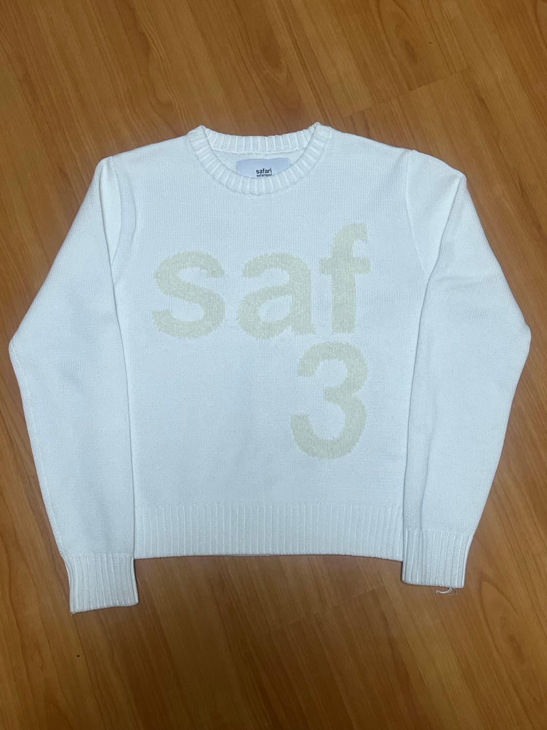 사파리스팟 1/2 니트 아이보리 상품이미지2