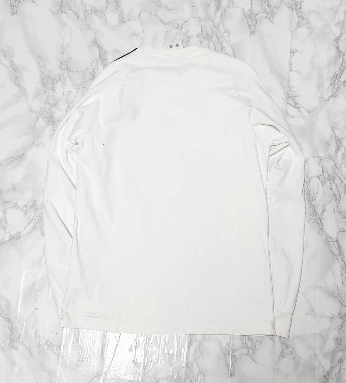 아디다스 삼선 흰검 롱슬리브 긴팔 티 상품이미지3