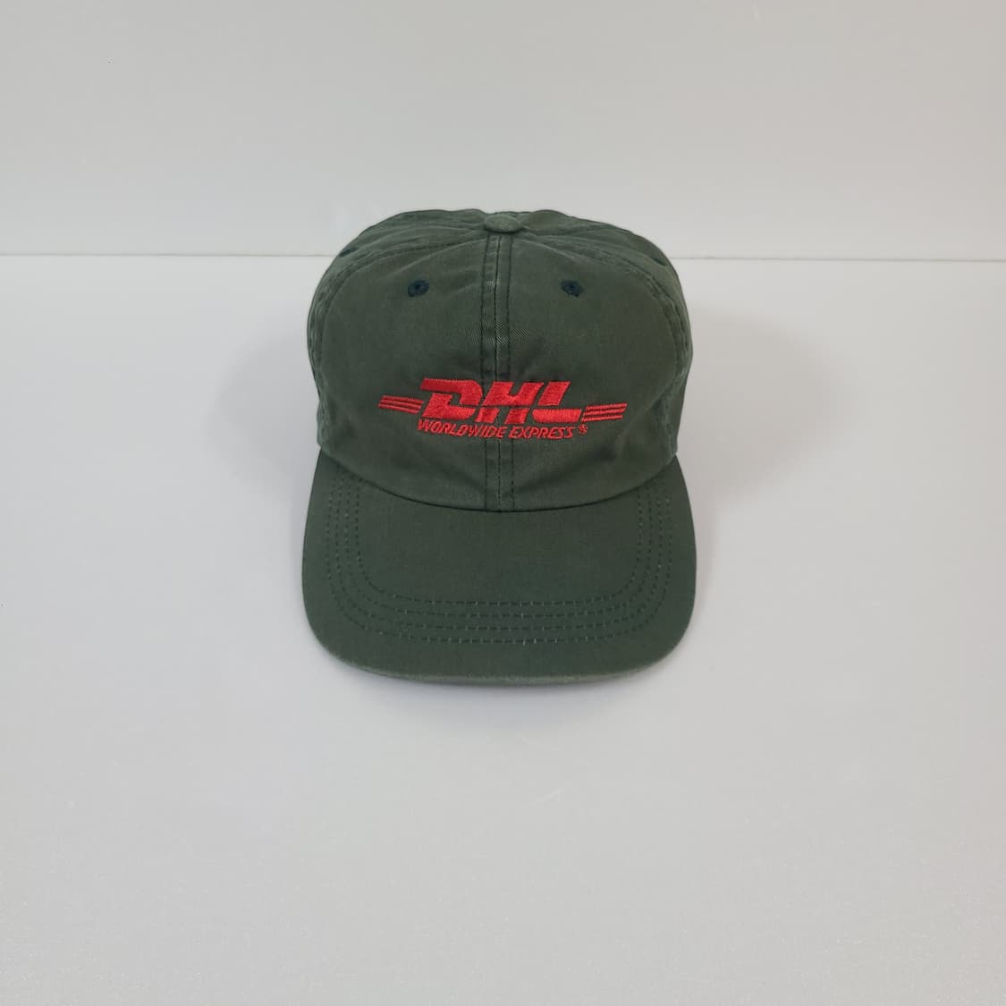 90s 빈티지 DHL 6패널 카키 모자 볼캡 (대두 모자) 상품이미지2