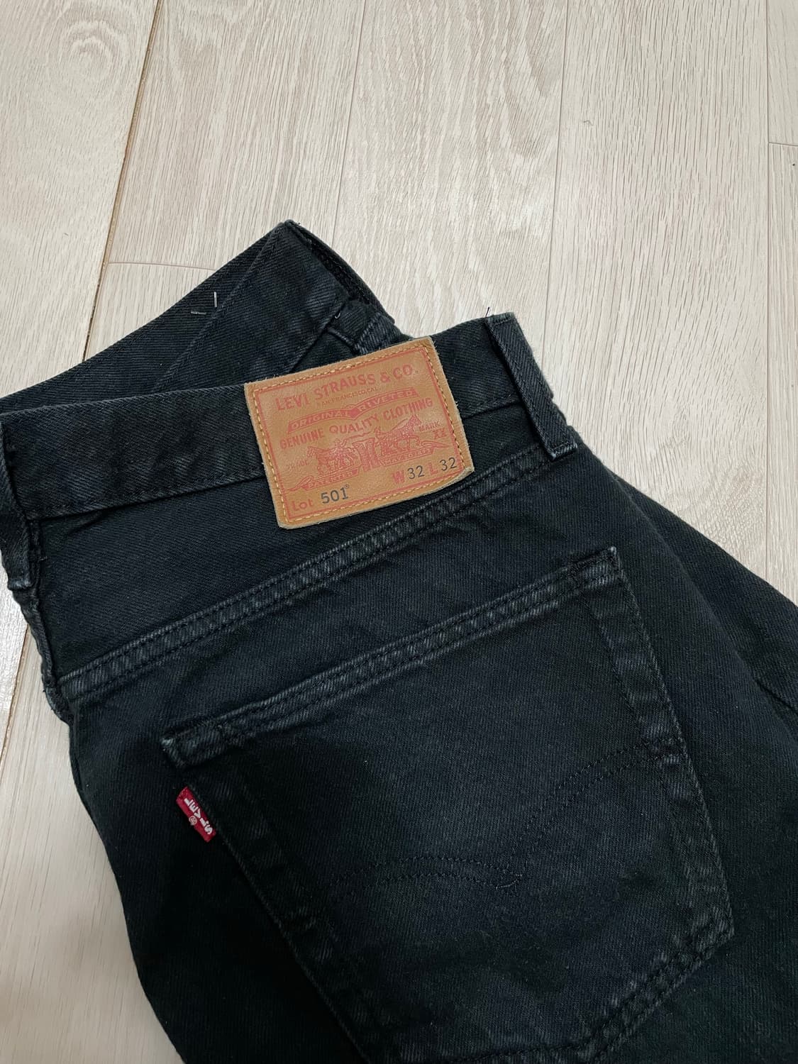 리바이스 501 블랙 32 상품이미지2