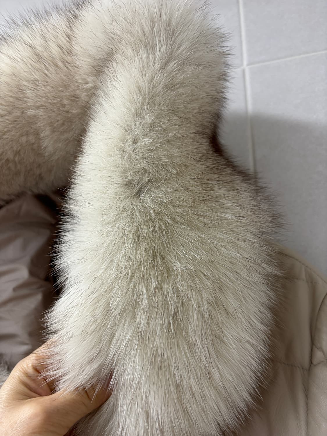 로보 양가죽 패딩코트 상품이미지4