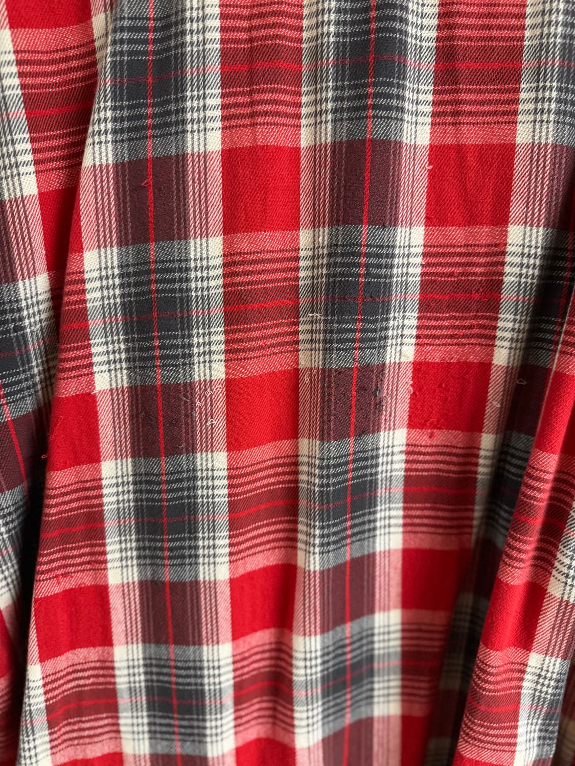 더블알엘(RRL) 버팔로 플래드 웨스턴 트윌 워크 셔츠 L사이즈 상품이미지4