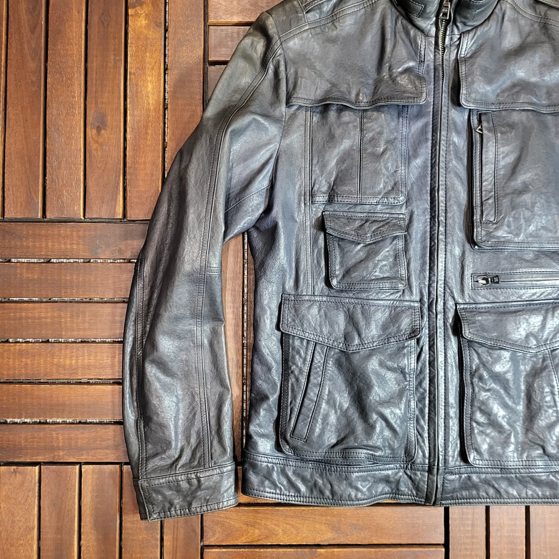 L'UOMO 레더 자켓 (100) 상품이미지3