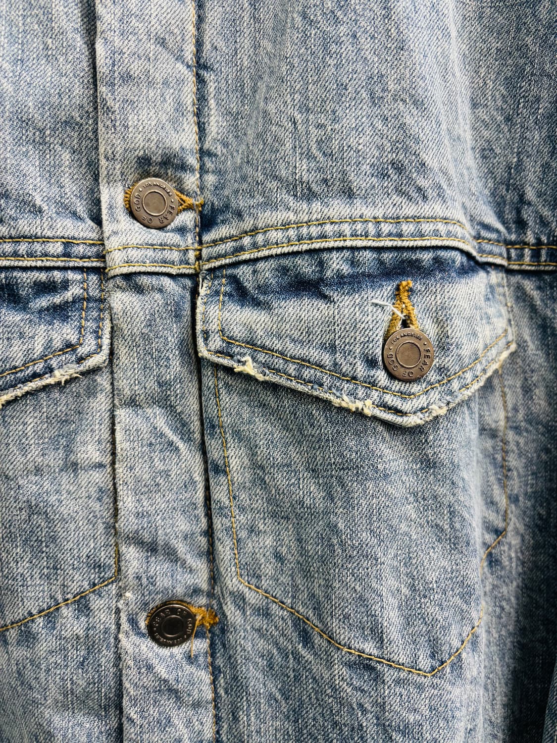 피오갓 Fear of God 셰르파 라이닝 데님 롱 자켓 상품이미지3