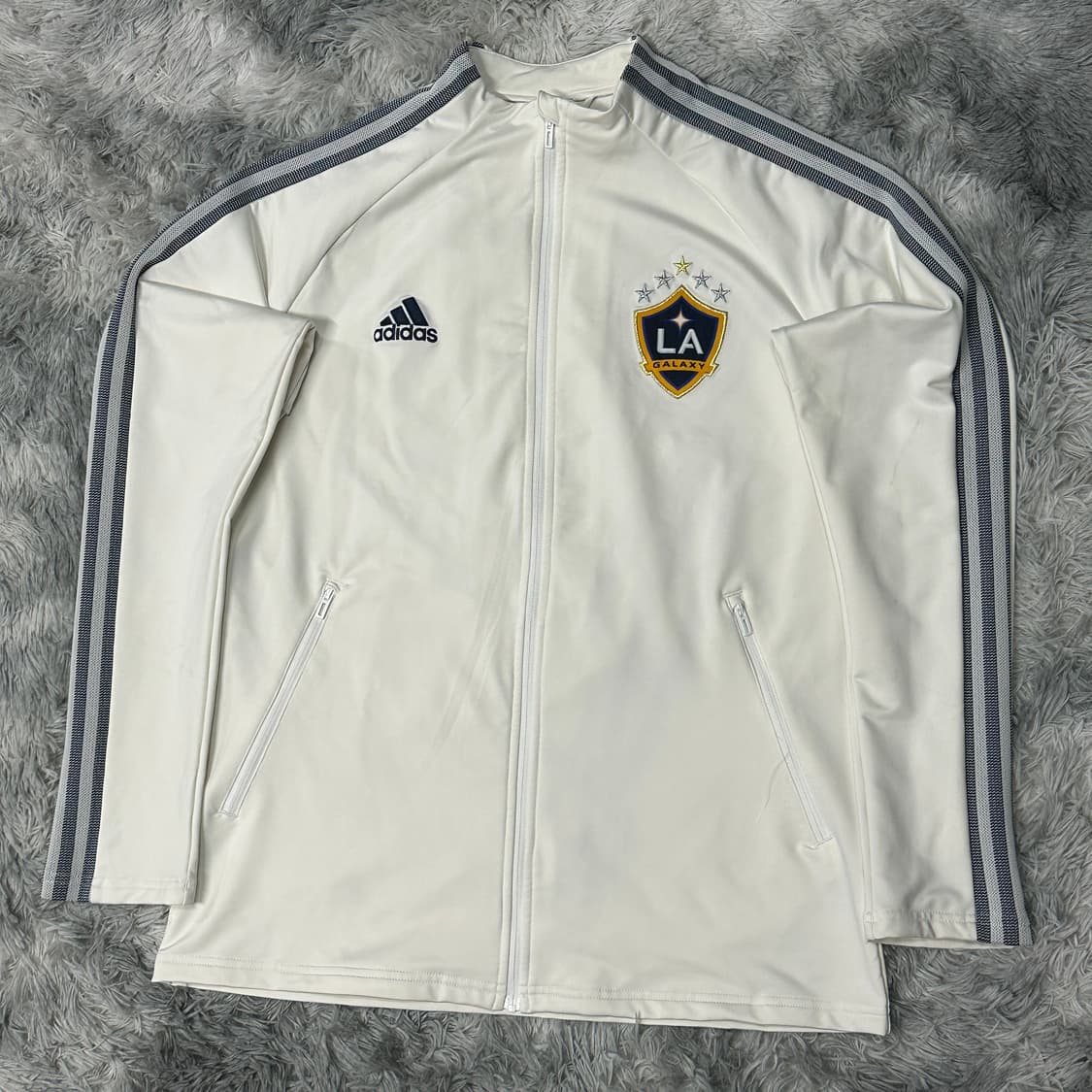 아디다스 LA갤럭시 트랙탑 화이트 XXL 상품이미지1