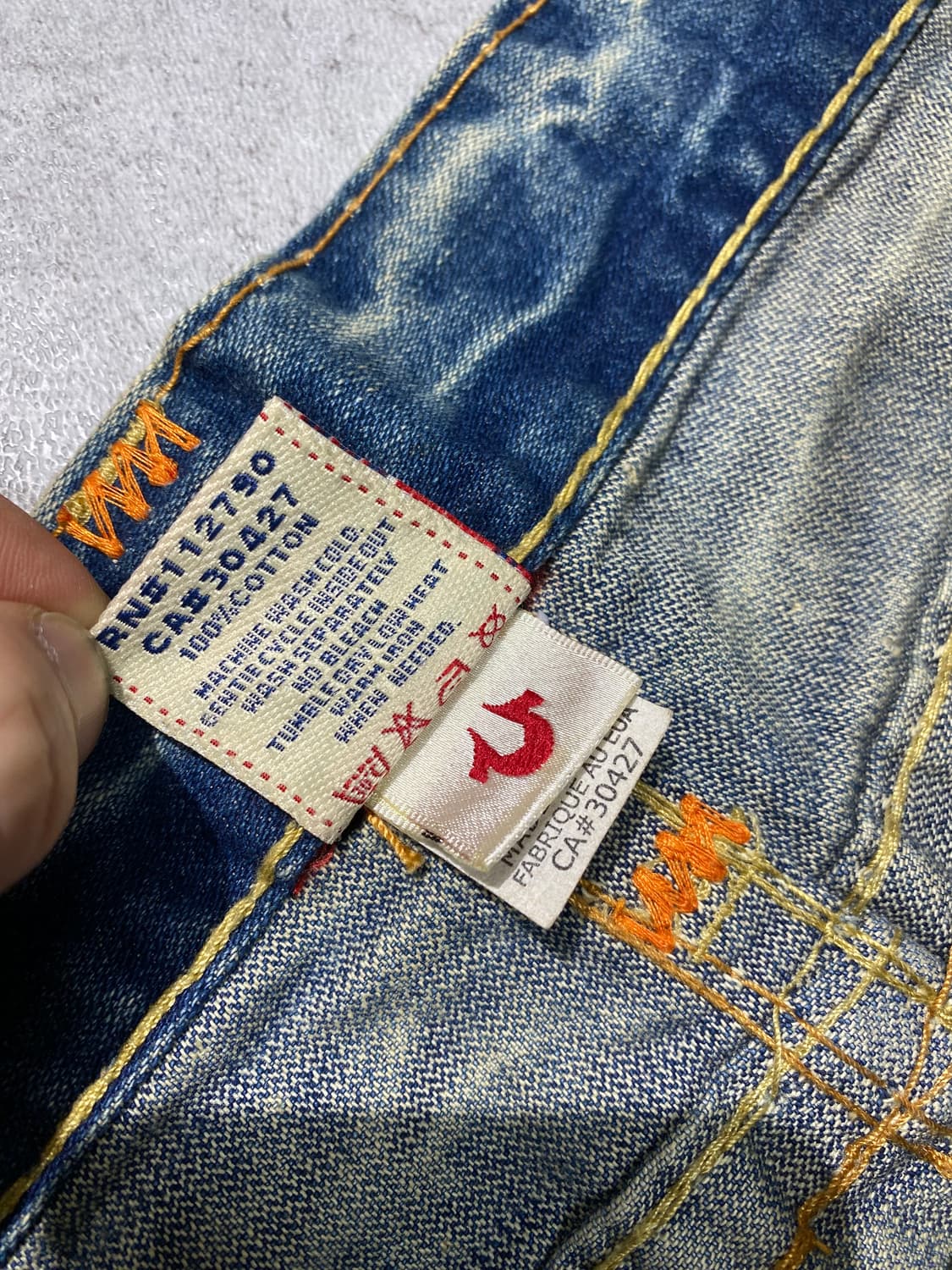 [34] True Religion 트루릴리전 슈퍼T 부츠컷 데님팬츠 상품이미지9