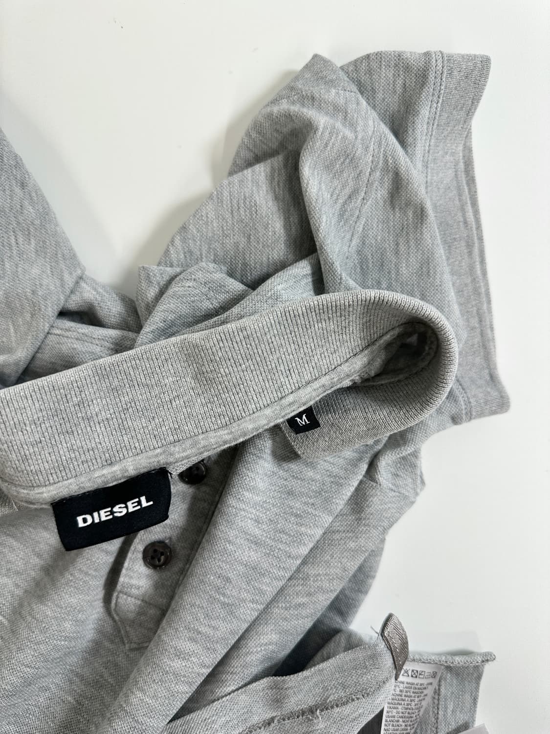 디젤 Diesel 카라티 반팔 M 그레이 상품이미지4