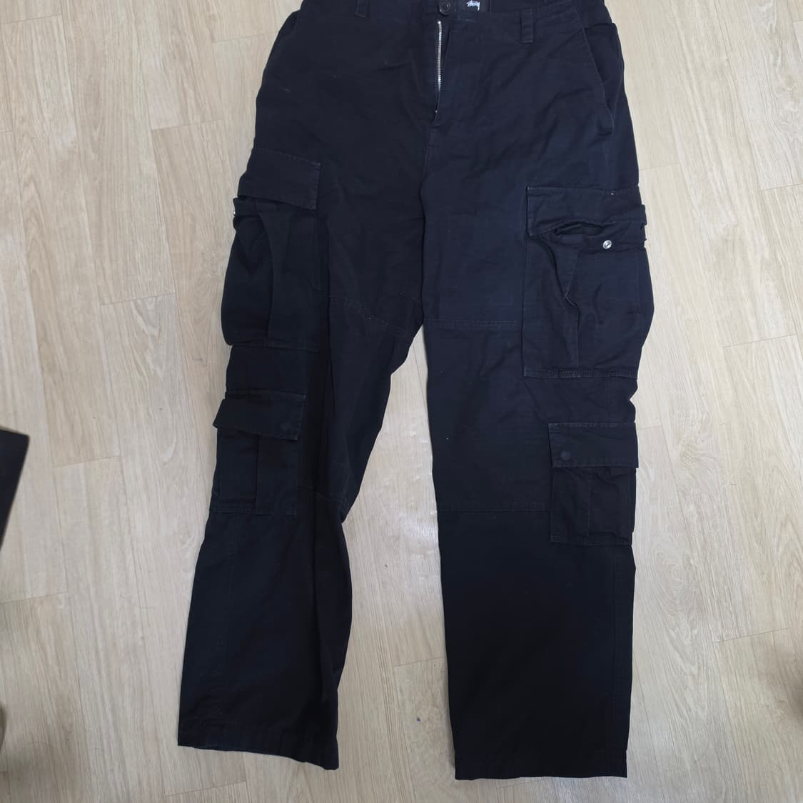 [28]스투시 립스탑 카고팬츠 블랙  상품이미지1