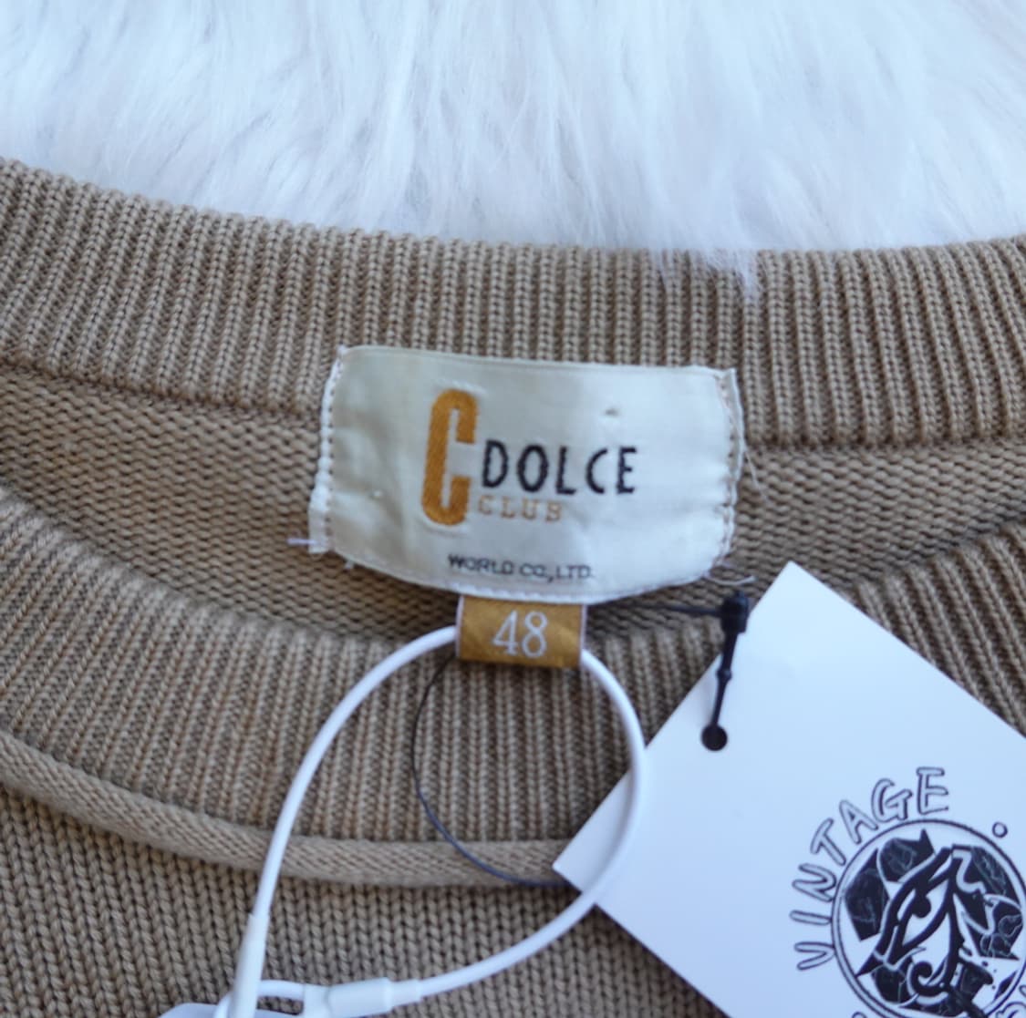 일본 빈티지 Dolce Club 불독 니트 1843 상품이미지5