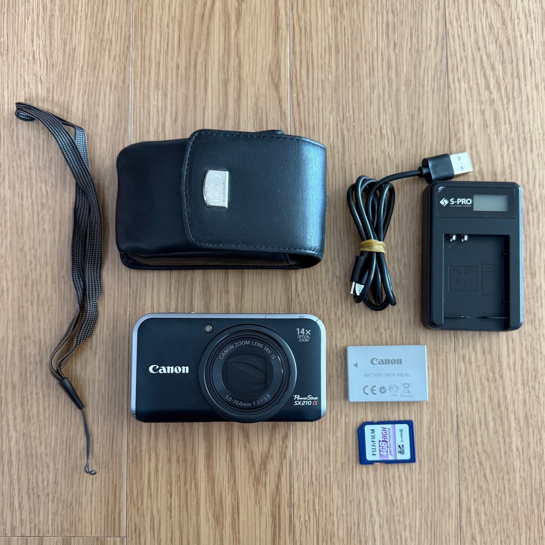 캐논 파워샷 SX210 IS 디지털 카메라 (팝업플래시,타임스탬프 가능) 상품이미지1