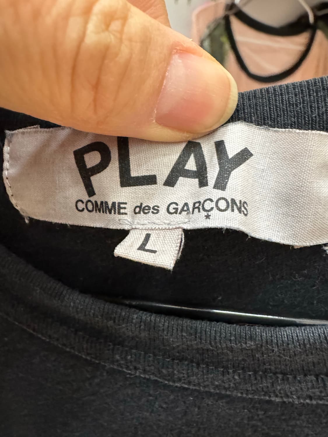 꼼데가르송 플레이 하트 로고 티셔츠 상품이미지6