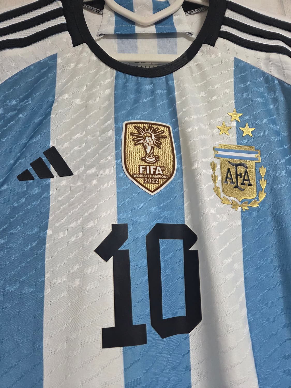 아르헨티나 대표팀 메시 FIFA 카타르 월드컵 어센틱 유니폼 상품이미지6