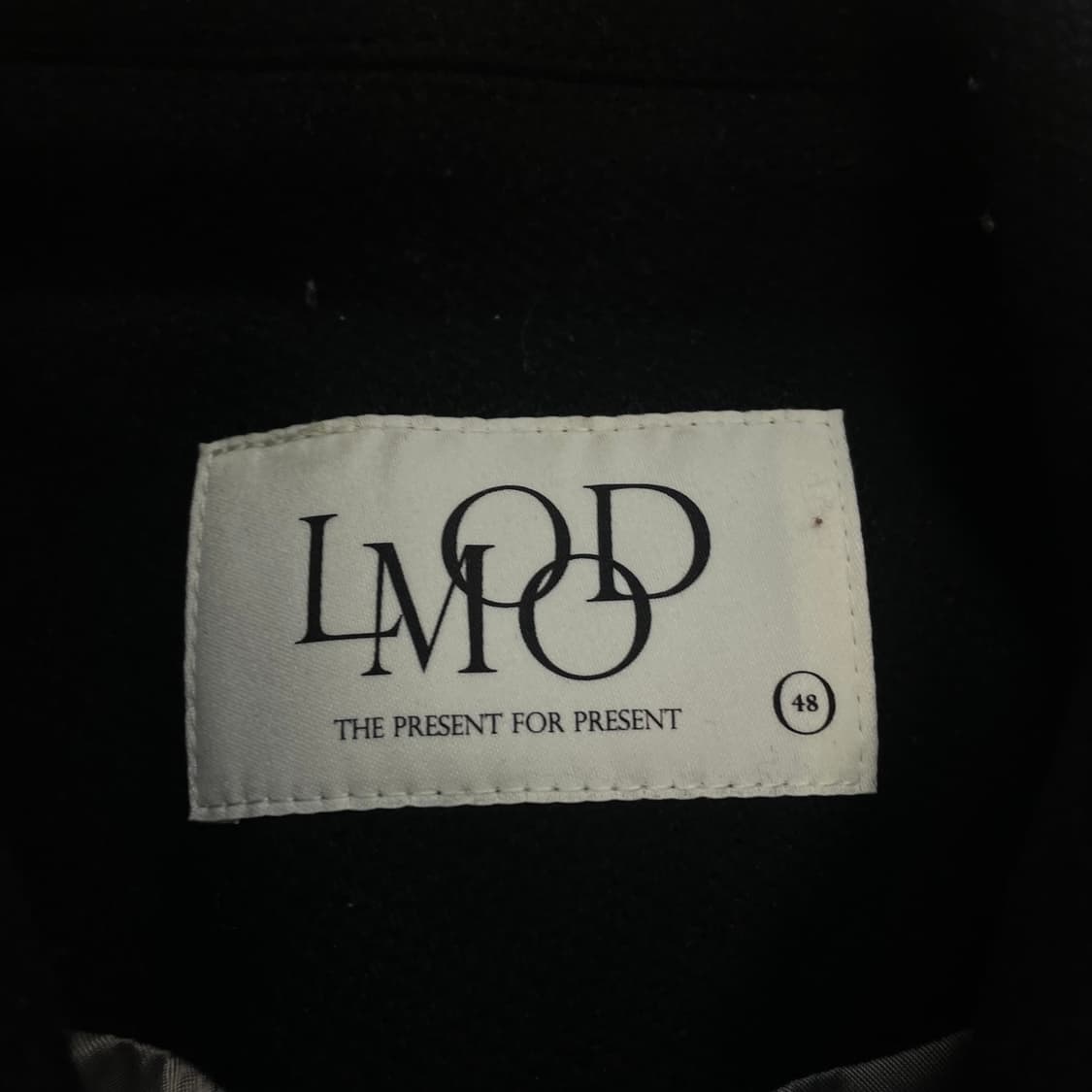 엘무드 Lmood 컨템포러리 바시티 자켓 블랙 상품이미지3