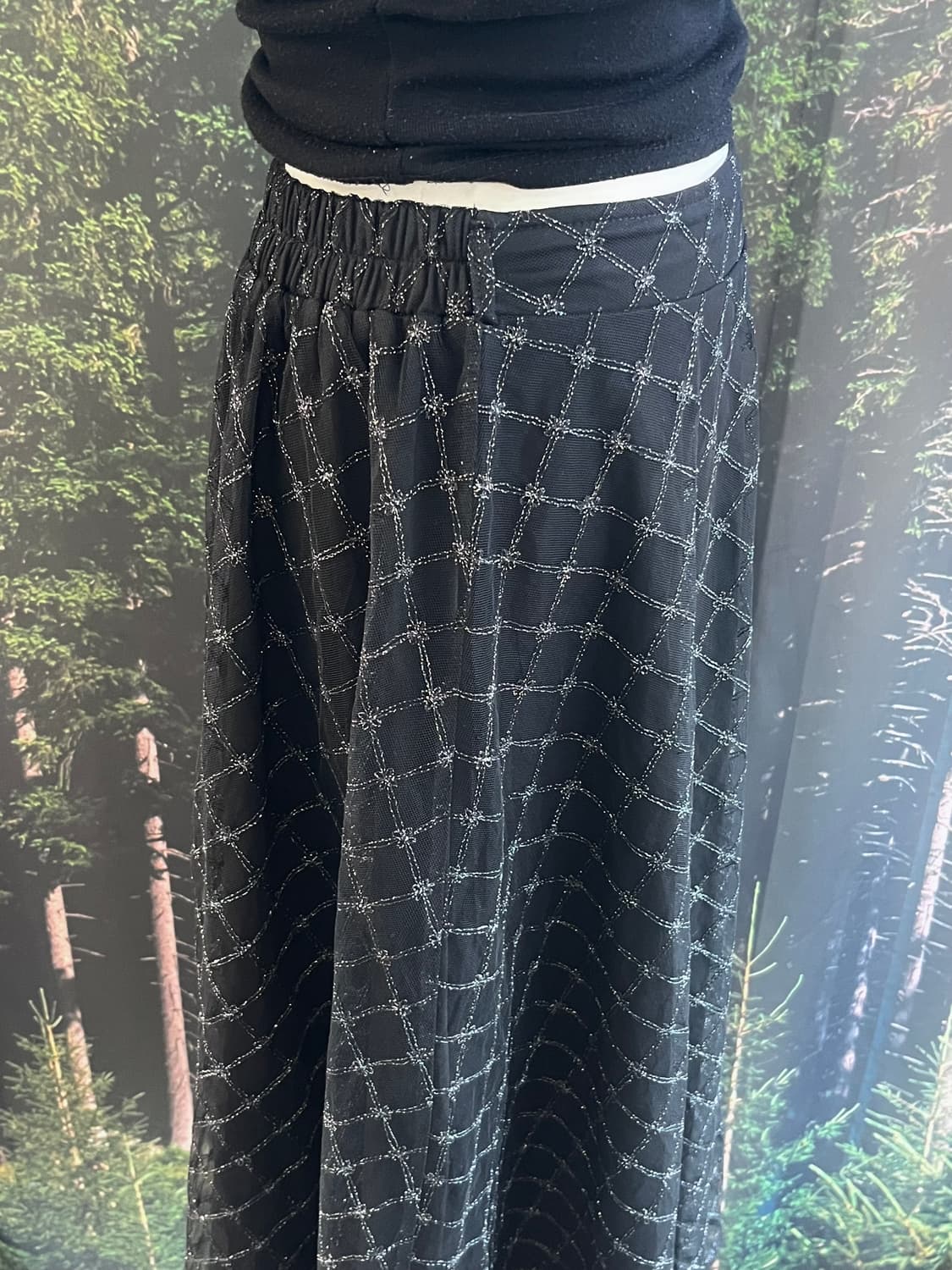 Black Long sha skirt 상품이미지10