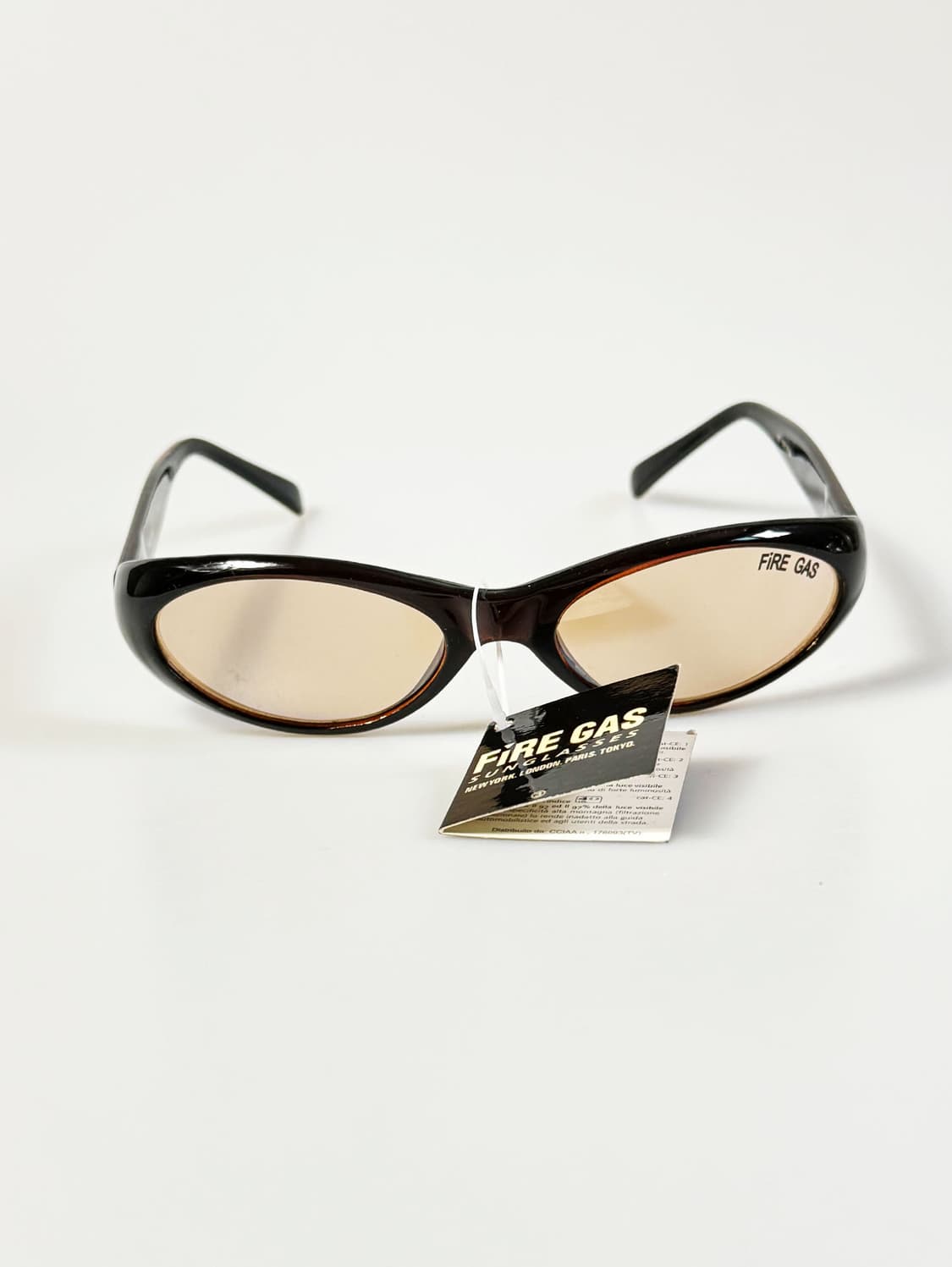 90s FIRE GAS 볼드 오벌 프레임 빈티지 틴트 선글라스 상품이미지1