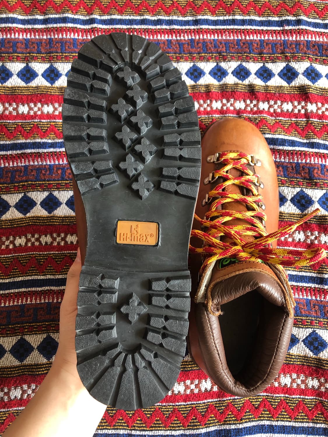 점보 통가죽 등산화 270 미사용 상품이미지9