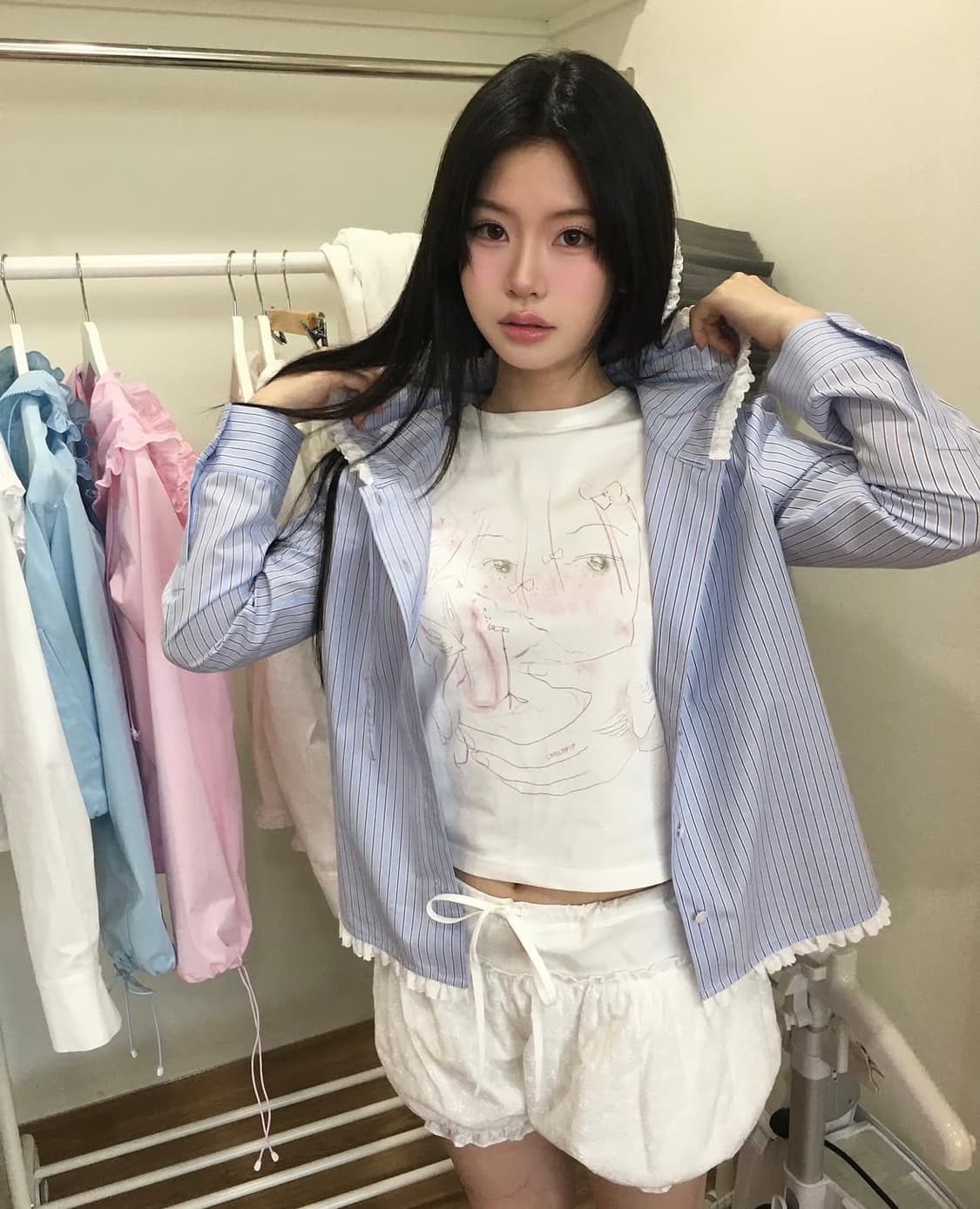 OMOMO shushu t-shirt 오모모 슈슈티셔츠 판매해요!  상품이미지1